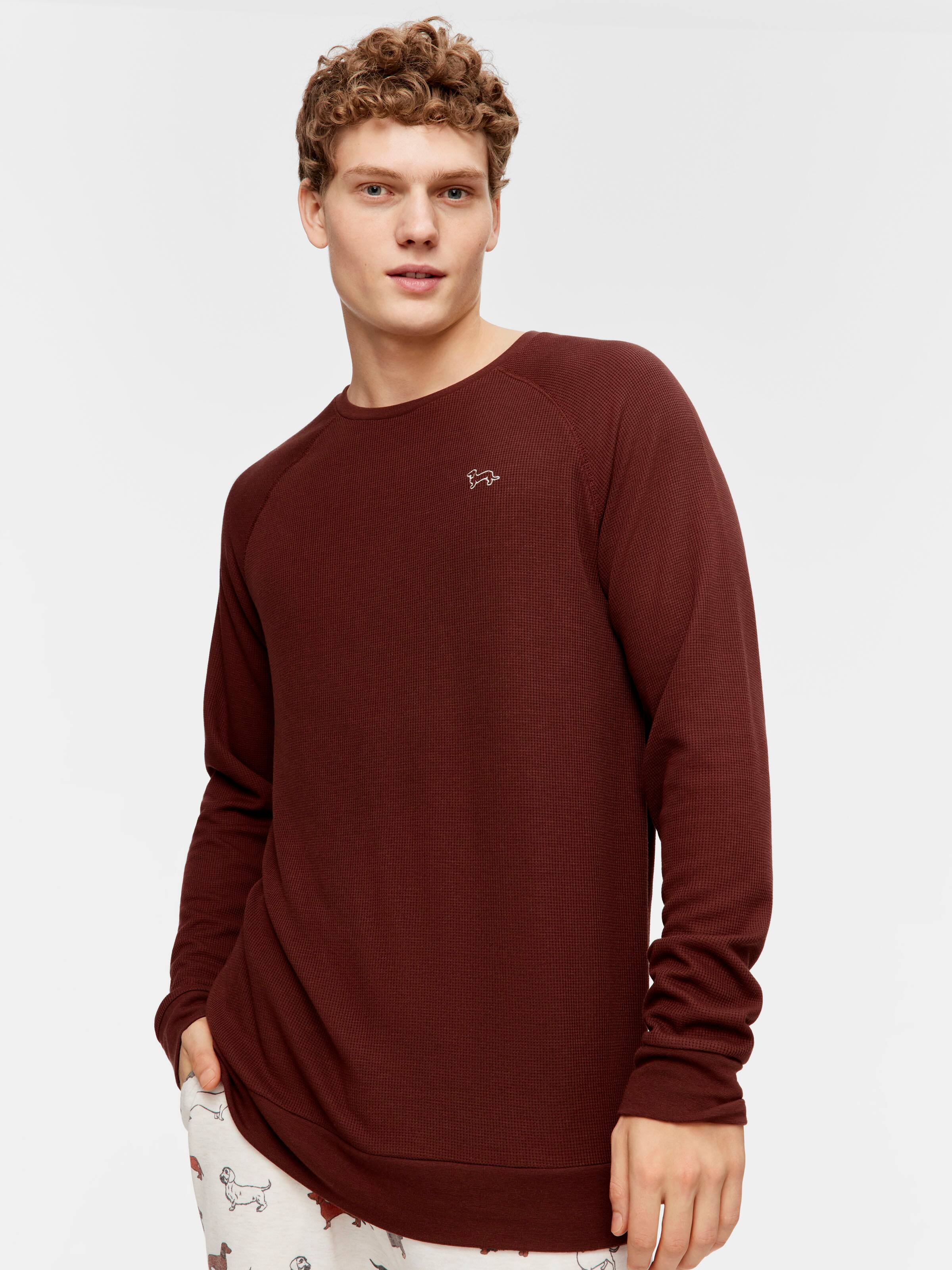 Choc Waffle Long Sleeve Top