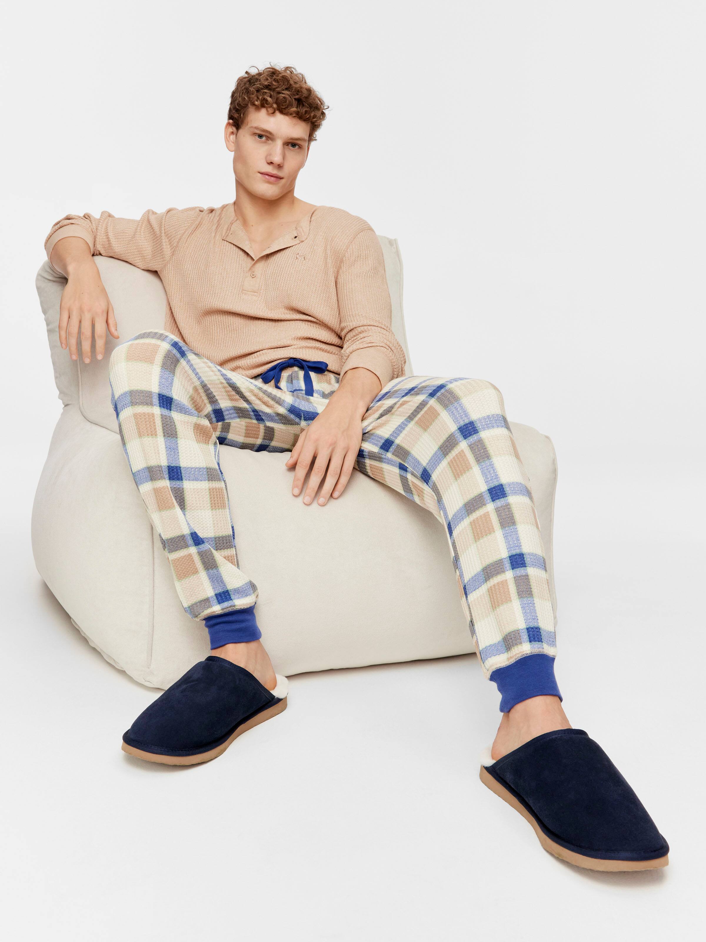 Waffle Check Comfy Pj Bottom