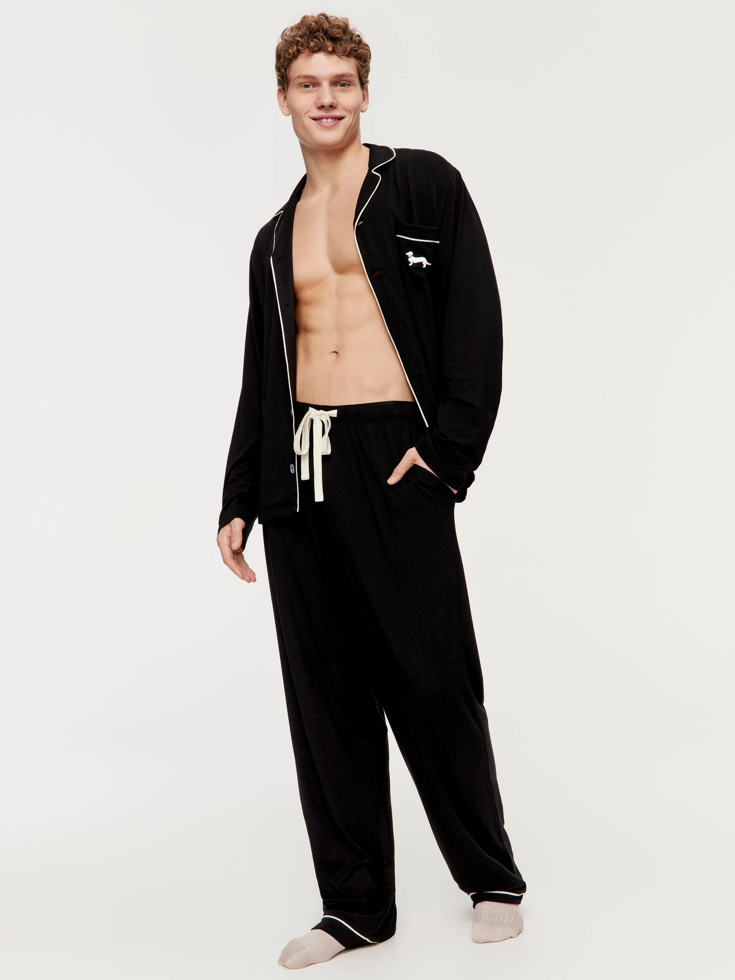 Black Bamboo Pj Set