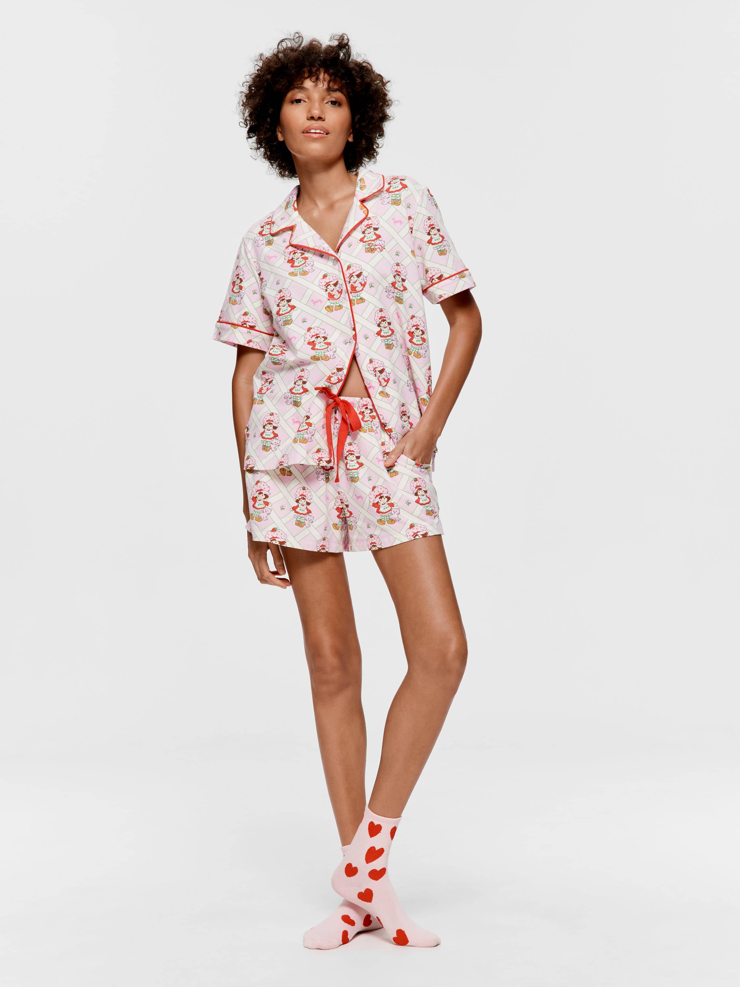 Image for Strawberry Shortcake Knit Shortie Pj Set from Peter Alexander
