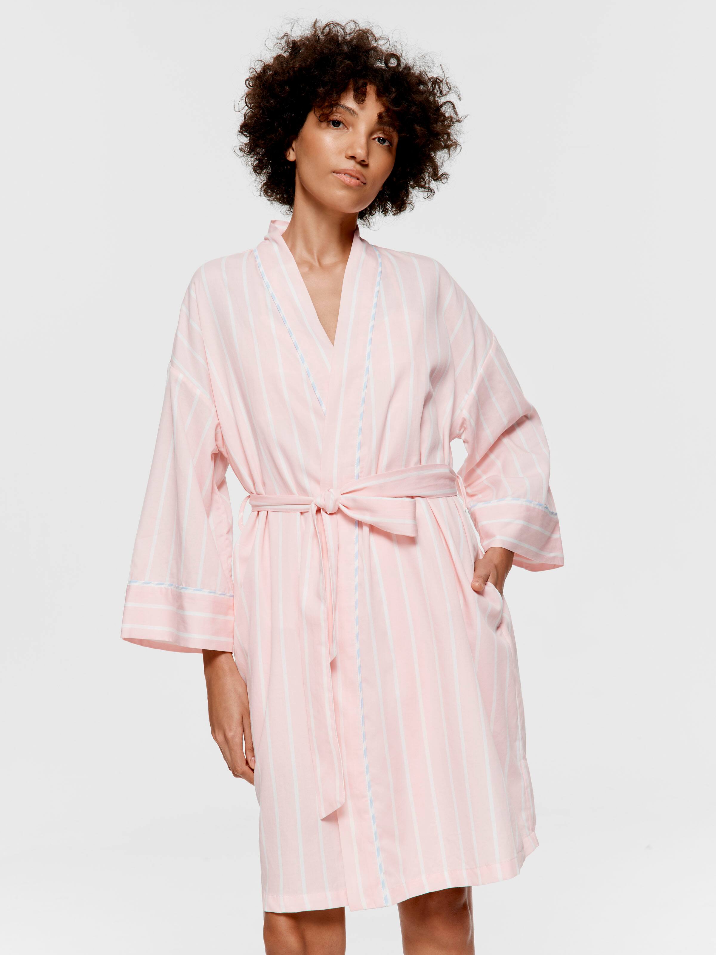 Image for Stripe Peter Alexander Dressing Gown from Peter Alexander