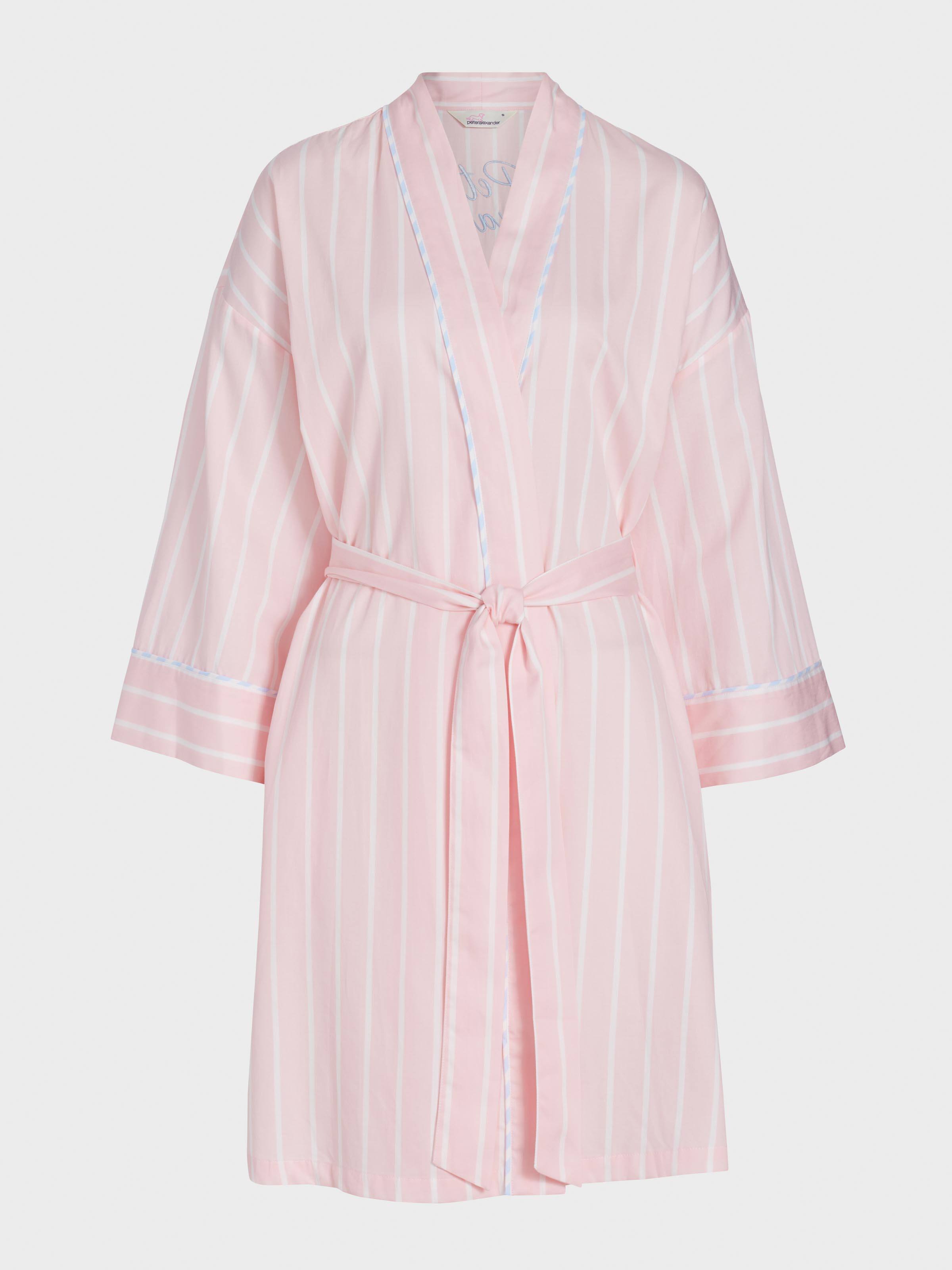 Image for Stripe Peter Alexander Dressing Gown from Peter Alexander