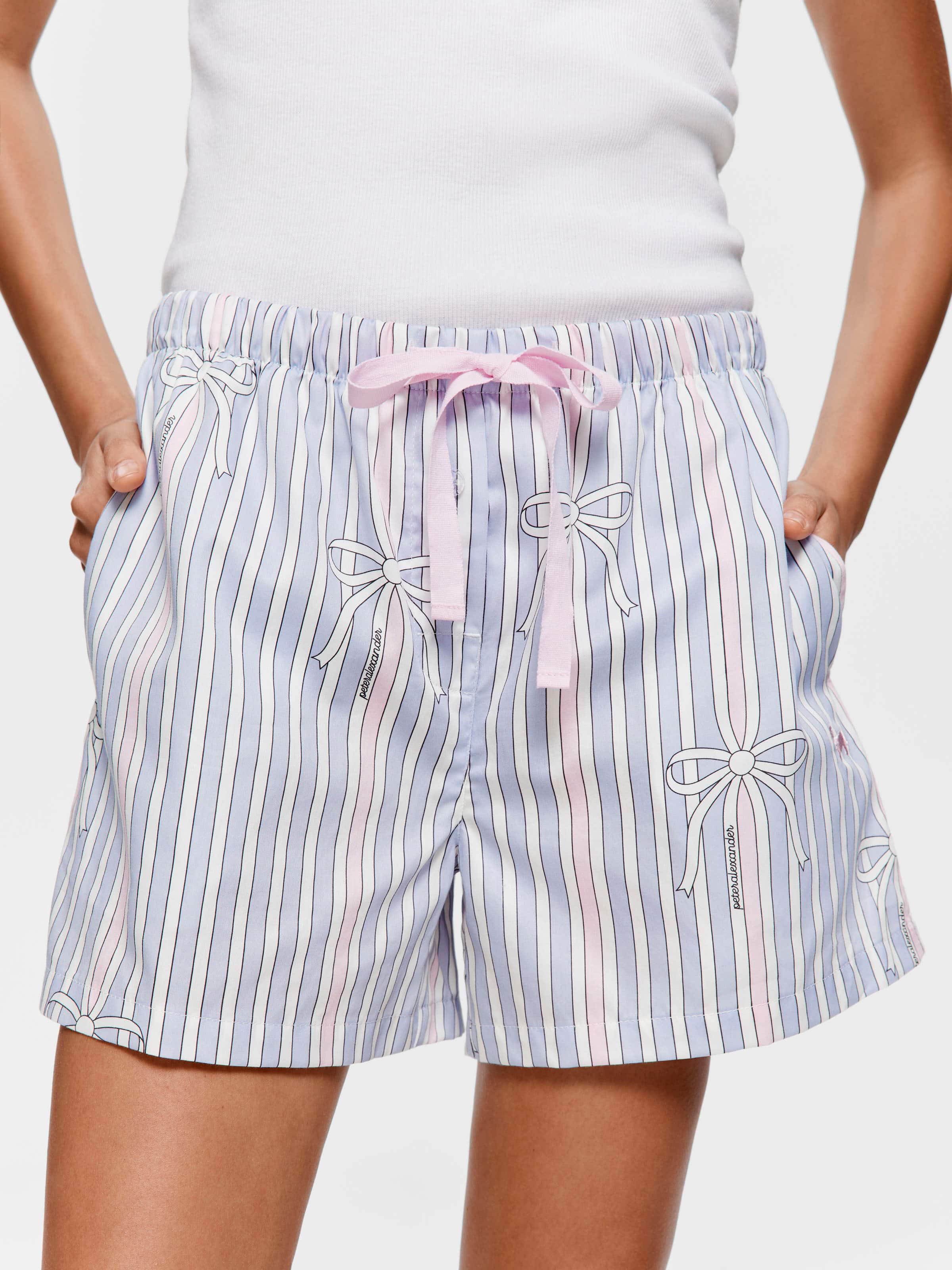Bow Stripe Mid Short