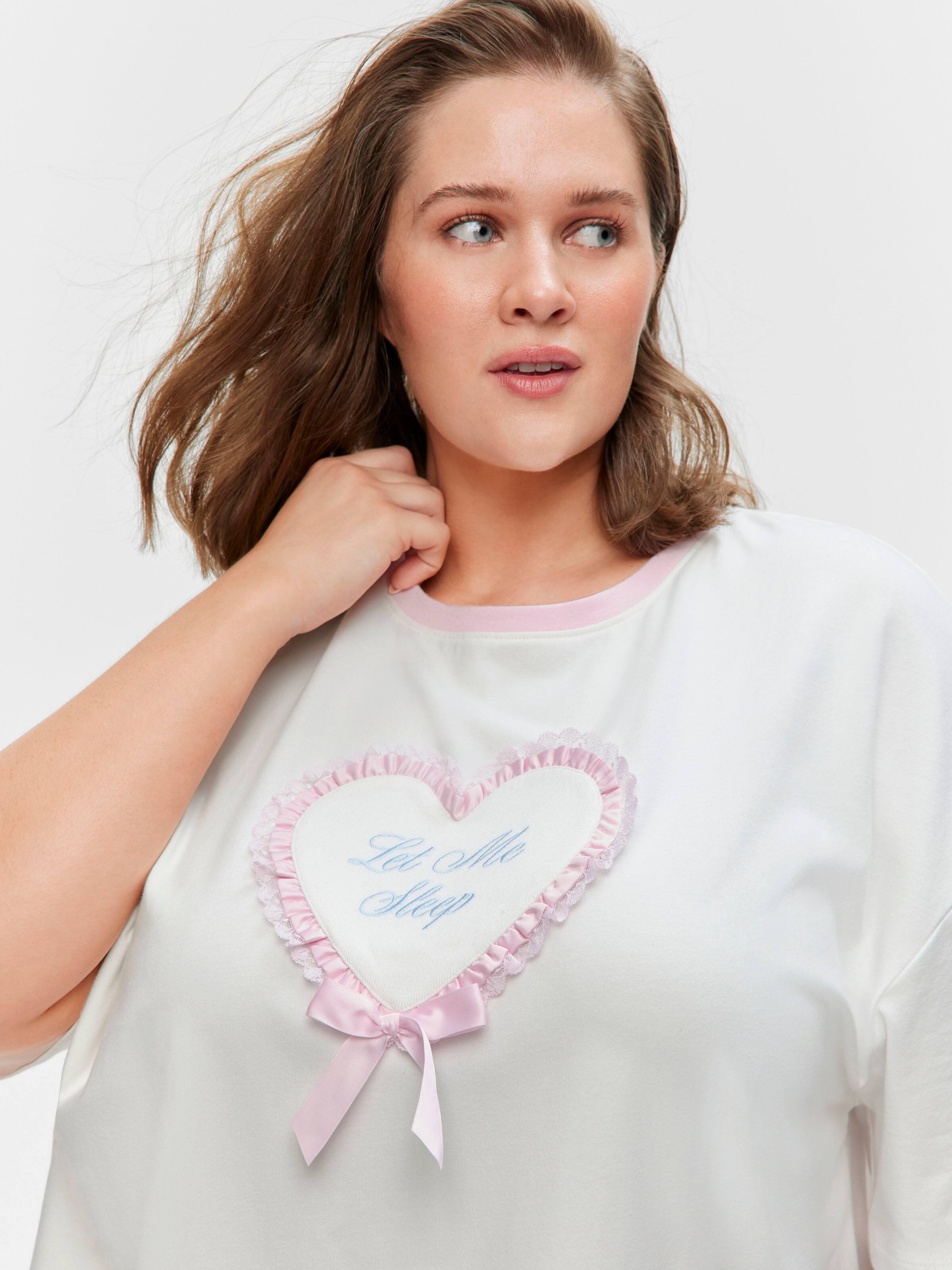 P.A. Plus Let Me Sleep Short Sleeve Top