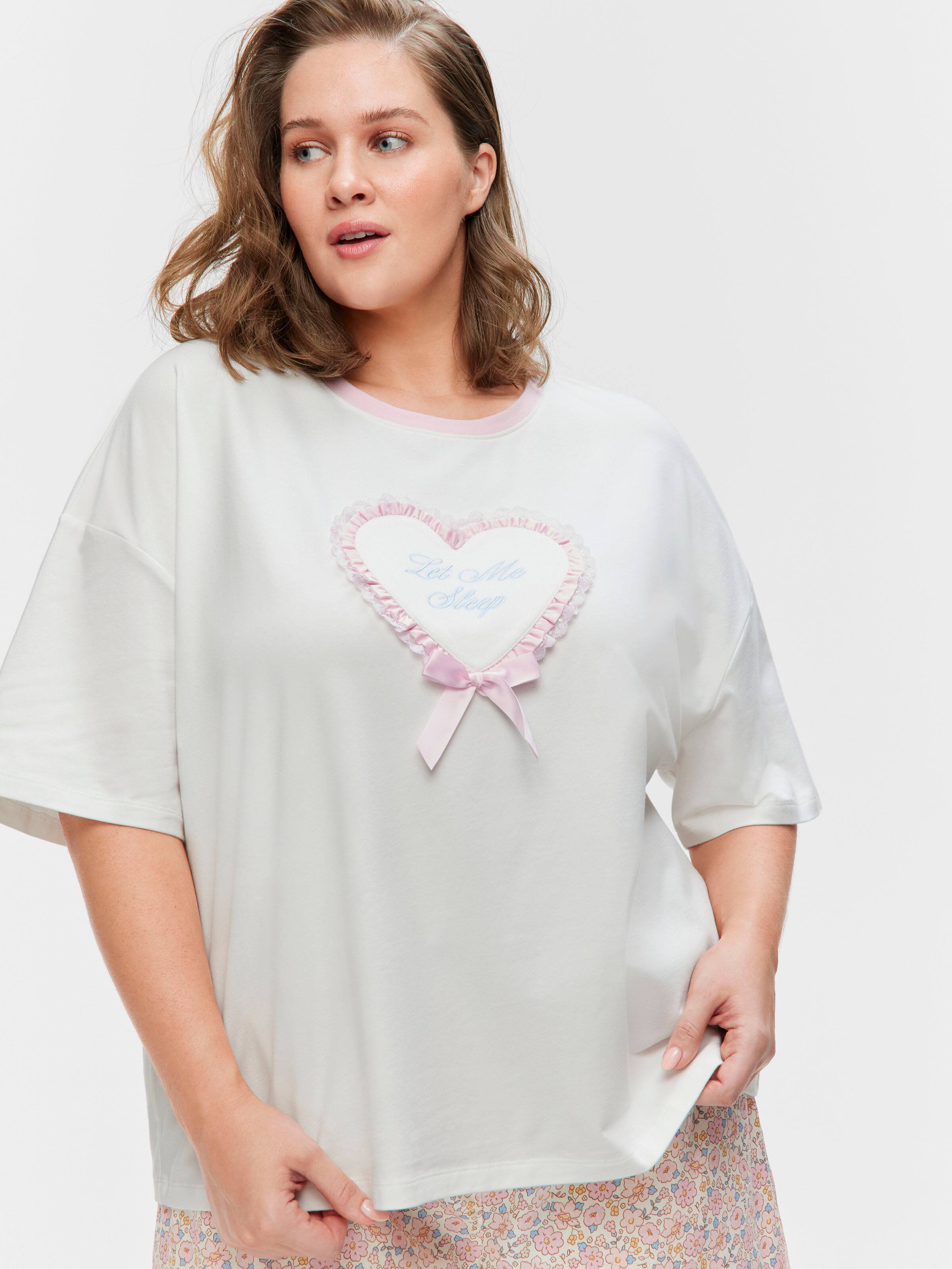 P.A. Plus Let Me Sleep Short Sleeve Top