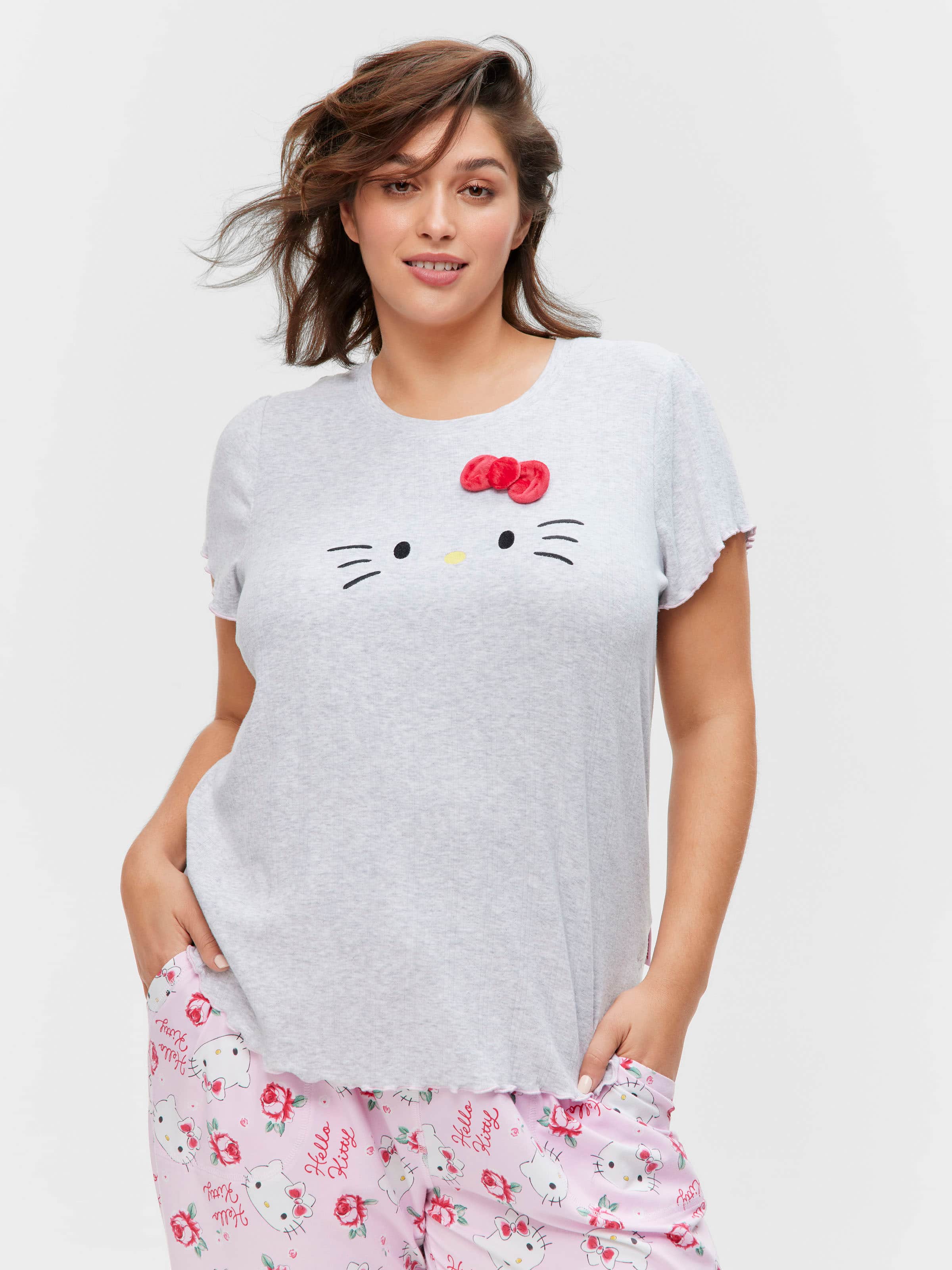 P.A. Plus Hello Kitty Pointelle Tshirt