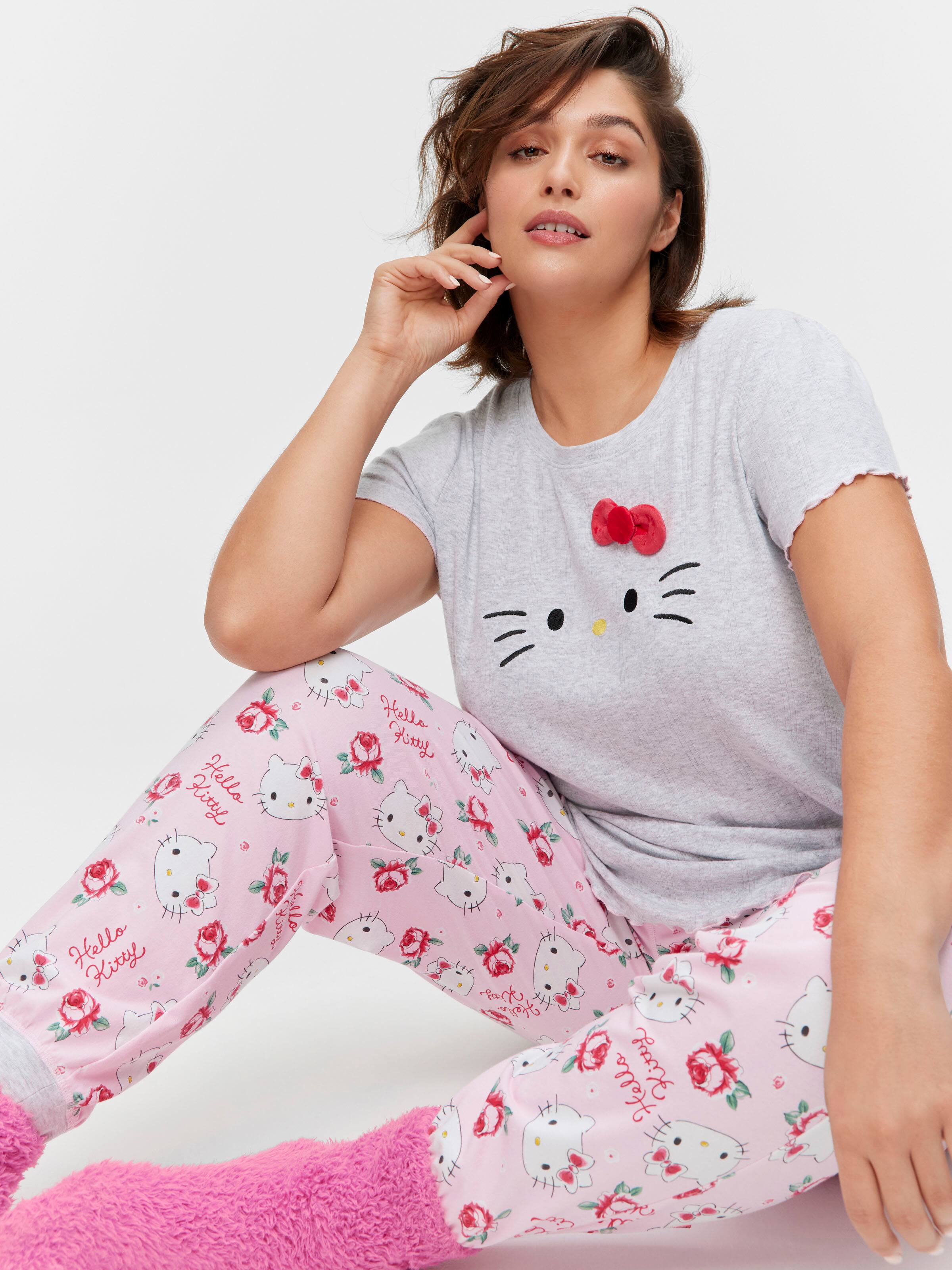 P.A. Plus Hello Kitty Roses Easy Pj Bottom