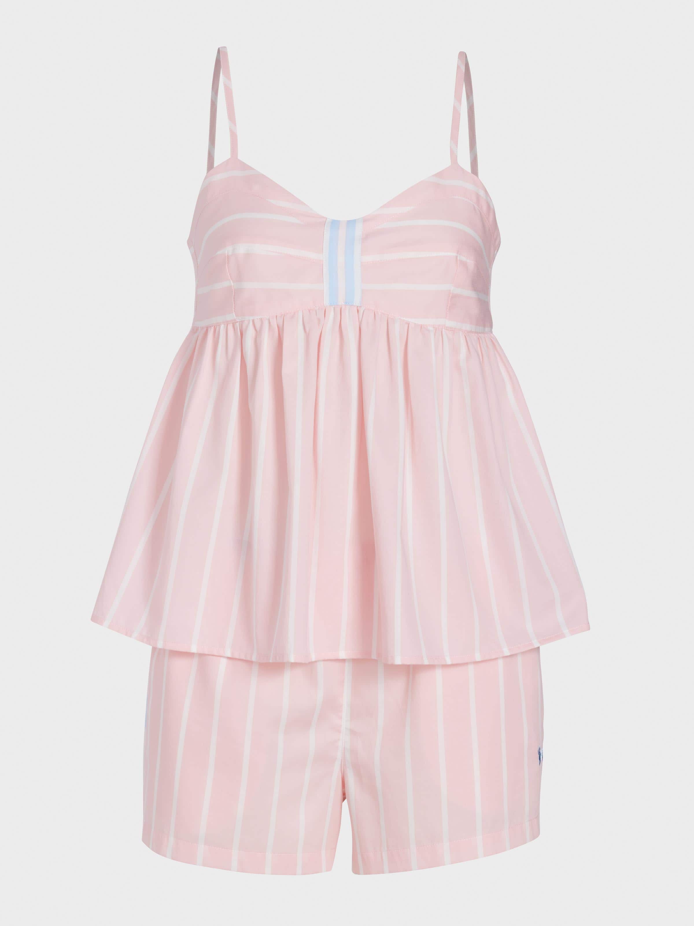 Image for Contrst Stripe Cami Shortie Pj Set from Peter Alexander