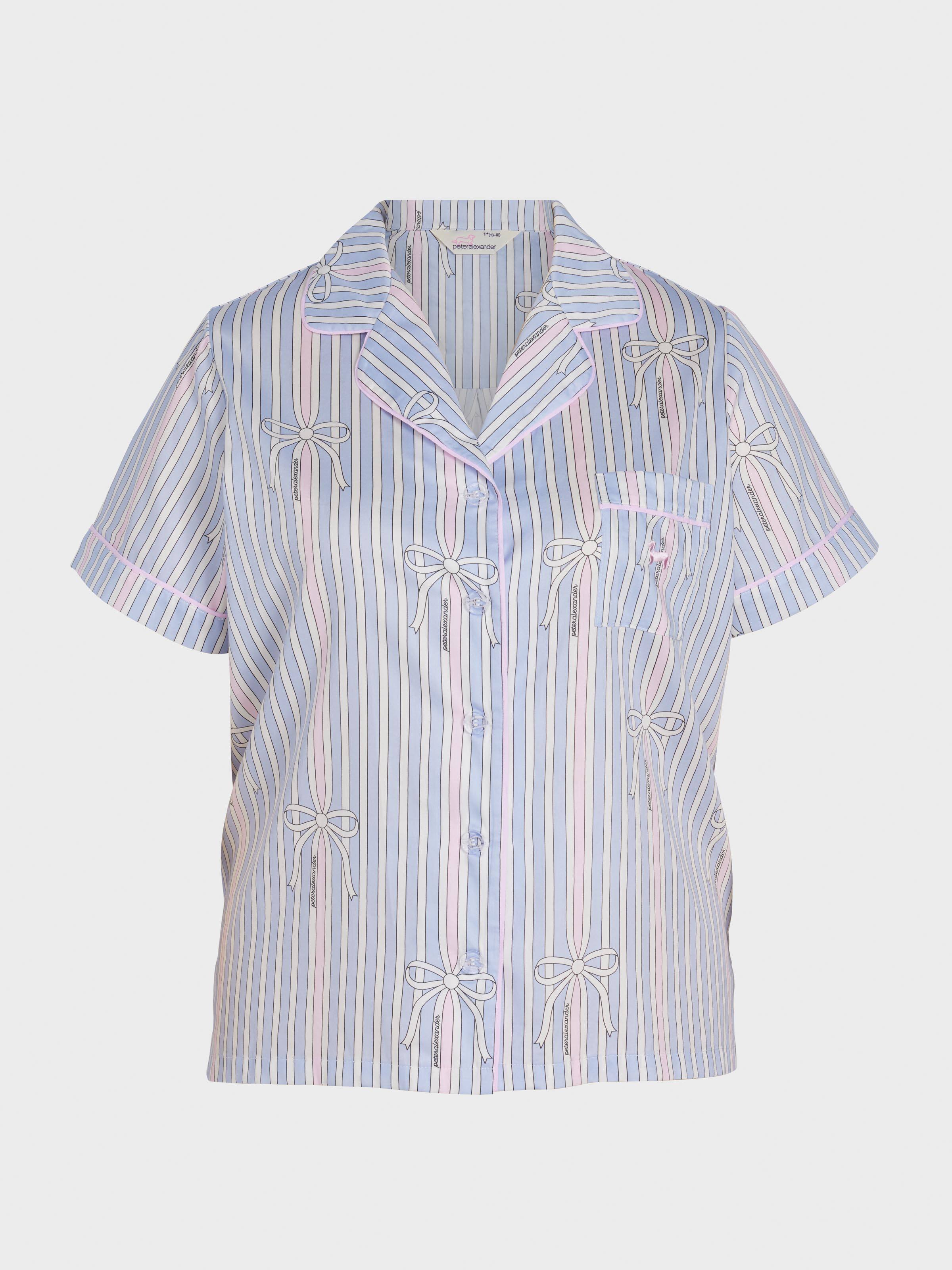 Image for P.A. Plus Bow Stripe Short Sleeve Shirt from Peter Alexander