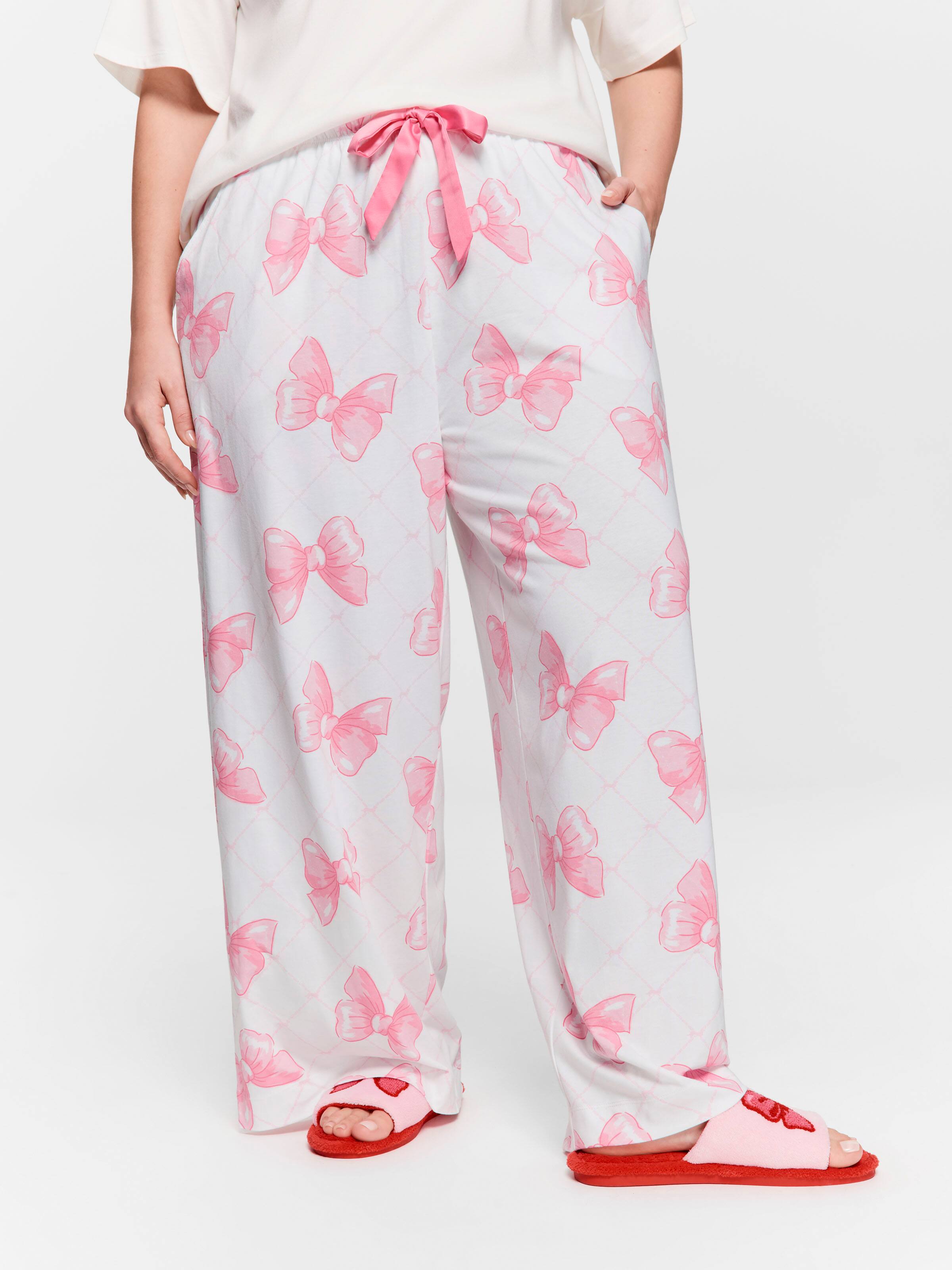 P.A. Plus Bow Wide Leg Pj Bottom