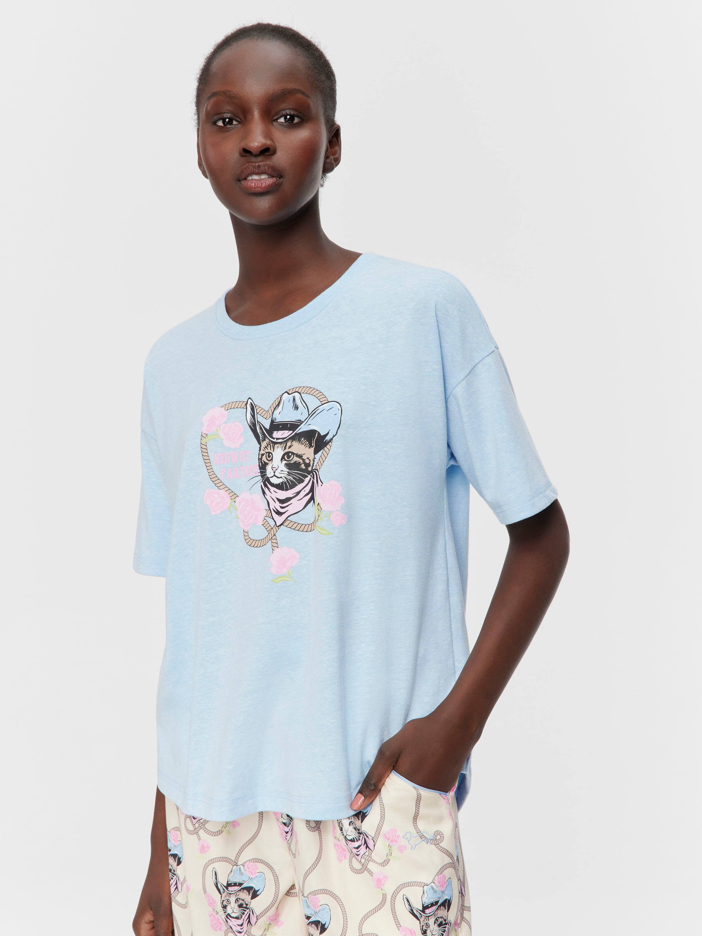 Cowboy Kitty Oversized Tshirt