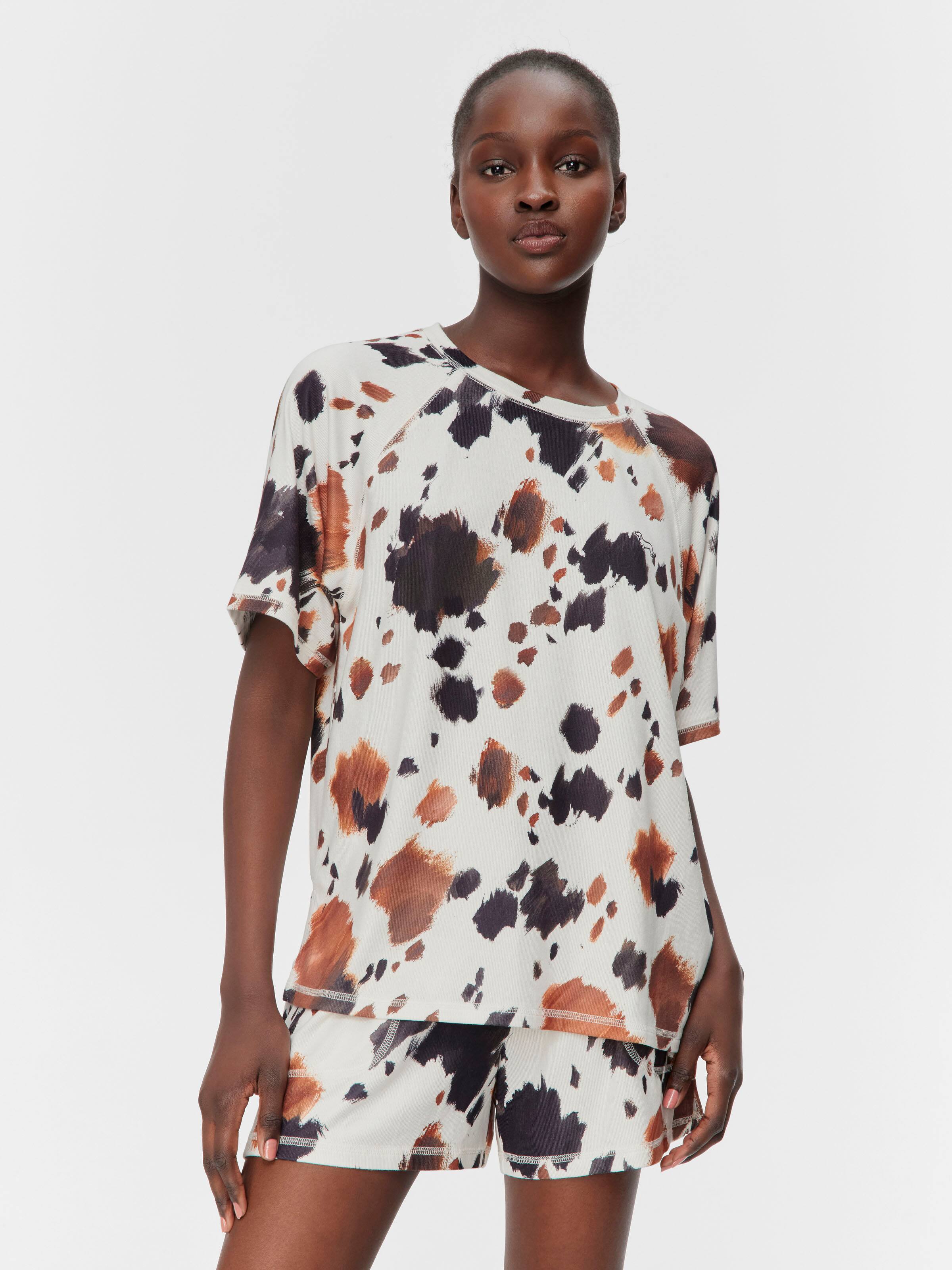 Cow Plush Oversized Tshirt