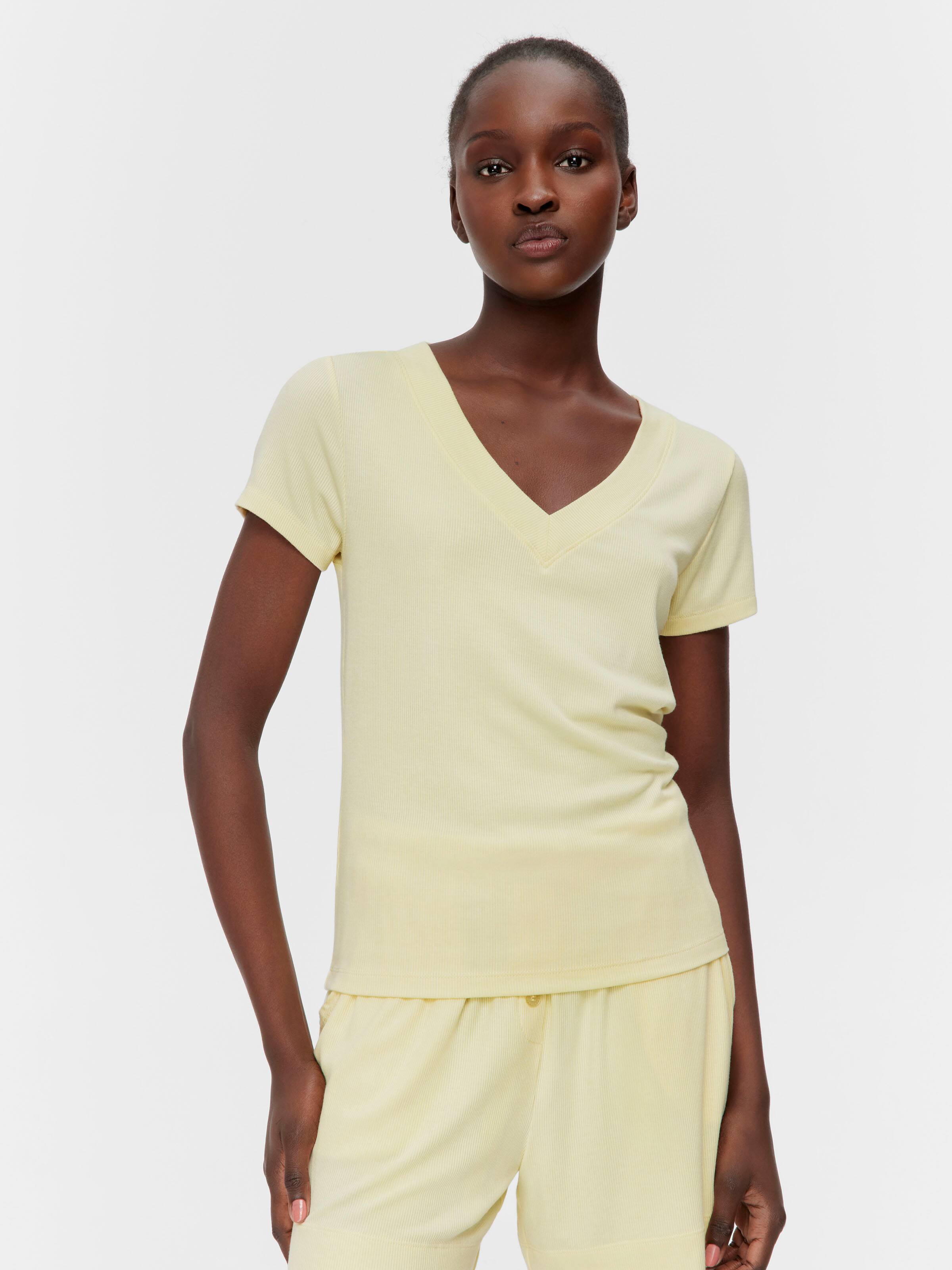 Butter V Neck Top