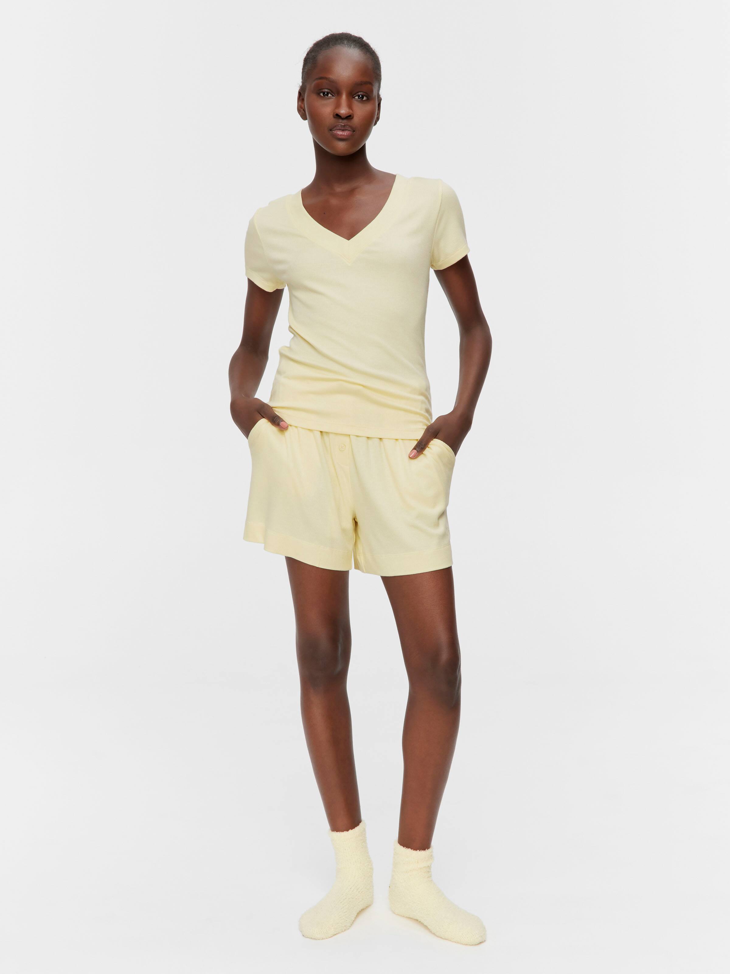 Butter V Neck Top