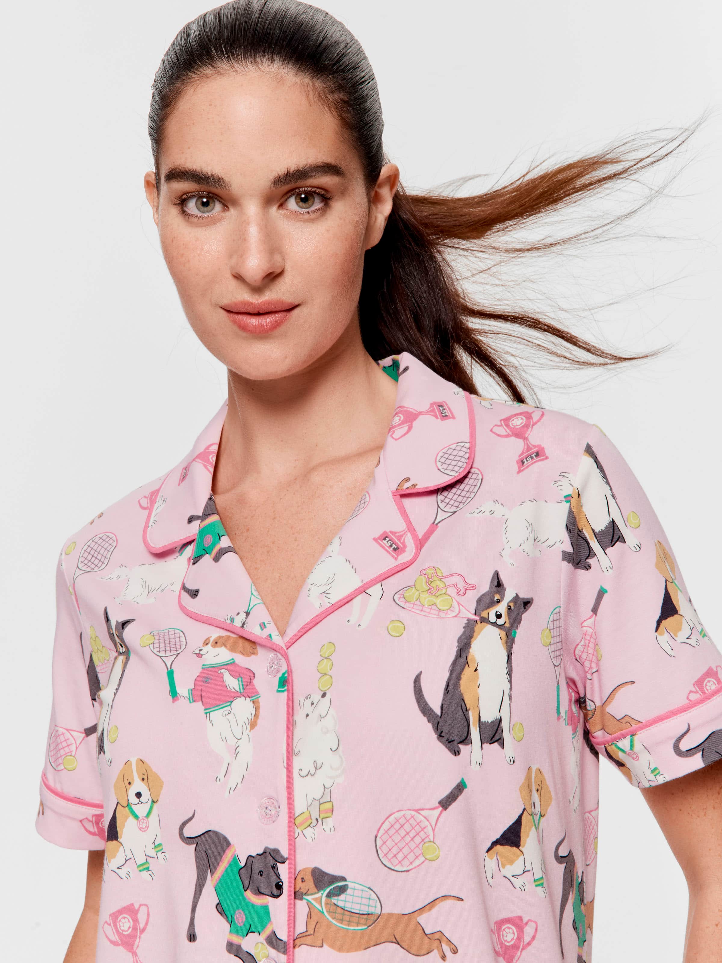Image for Dog Tennis Shortie Pj Set from Peter Alexander