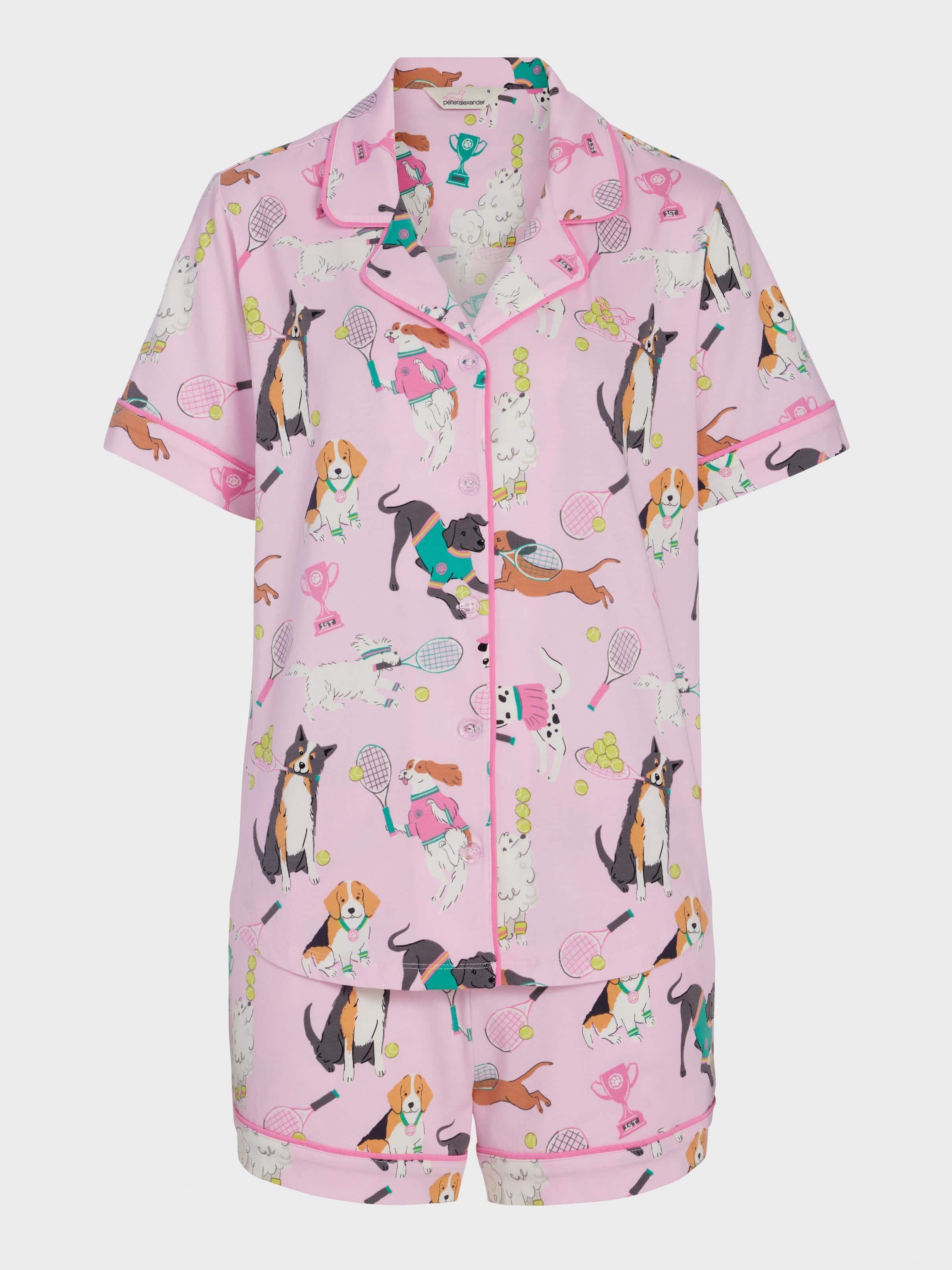 Image for Dog Tennis Shortie Pj Set from Peter Alexander