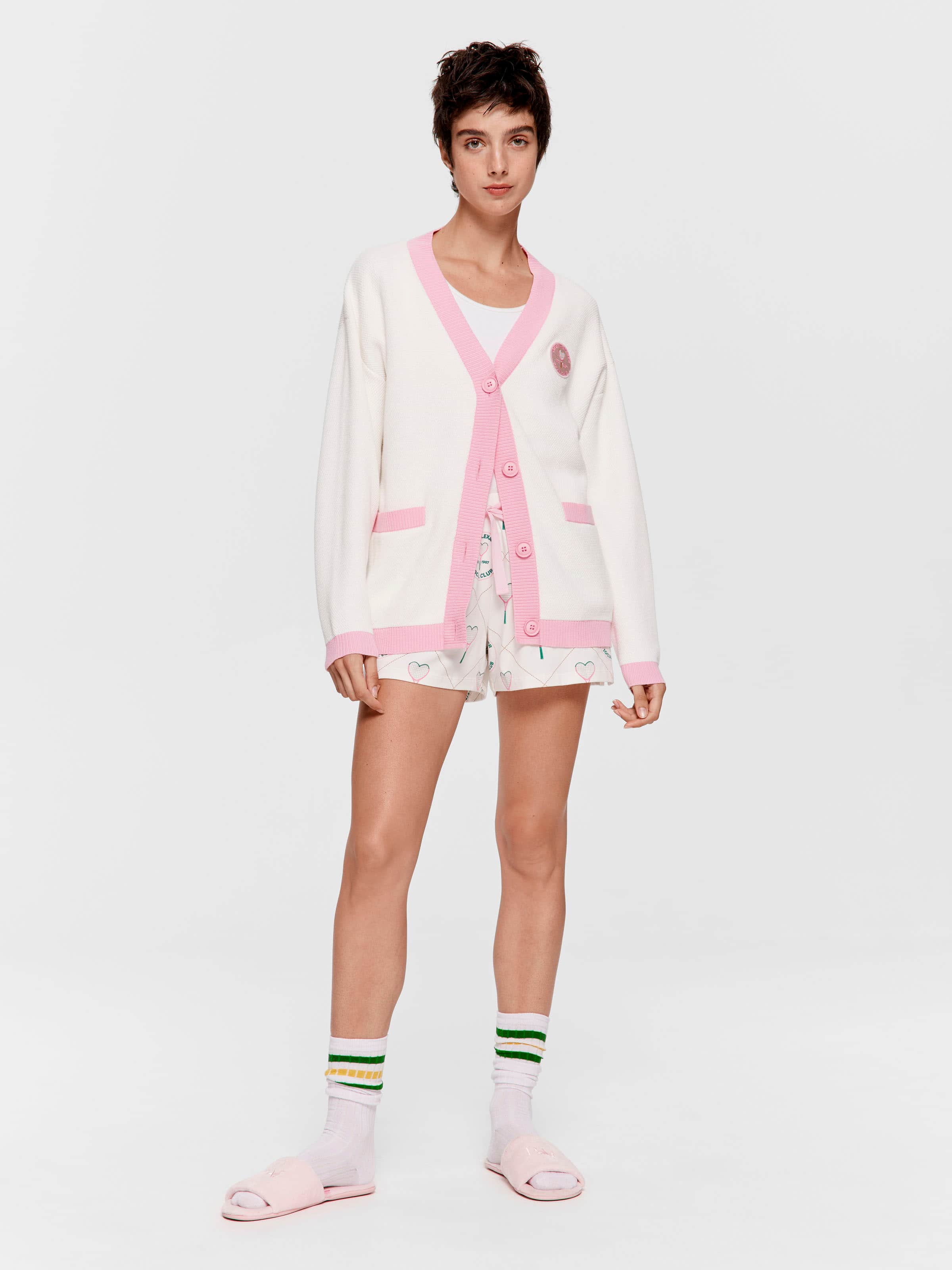 Image for Social Club Cotton Knit Cardigan from Peter Alexander