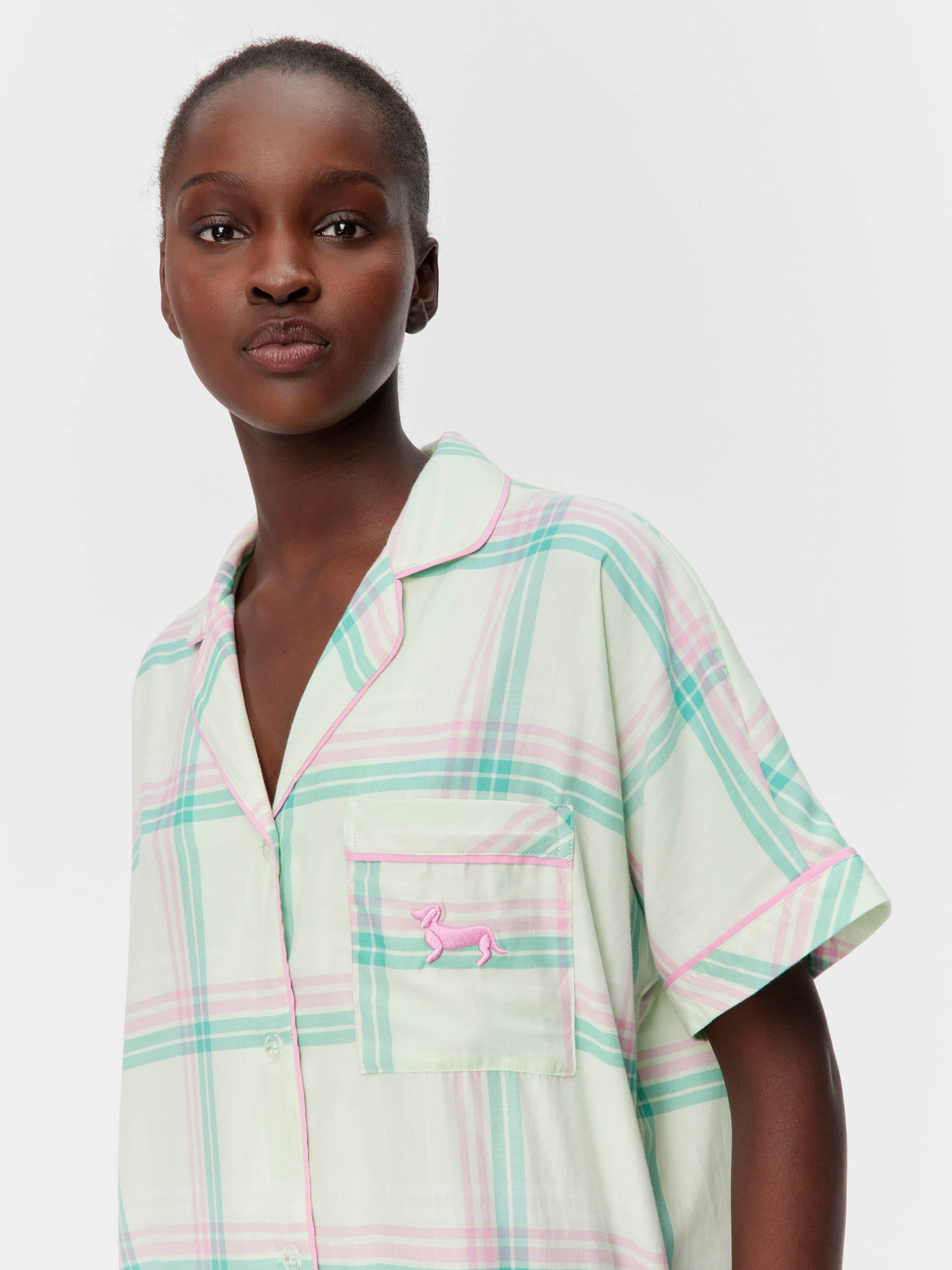 Image for Check Cotton Sateen Nightshirt from Peter Alexander