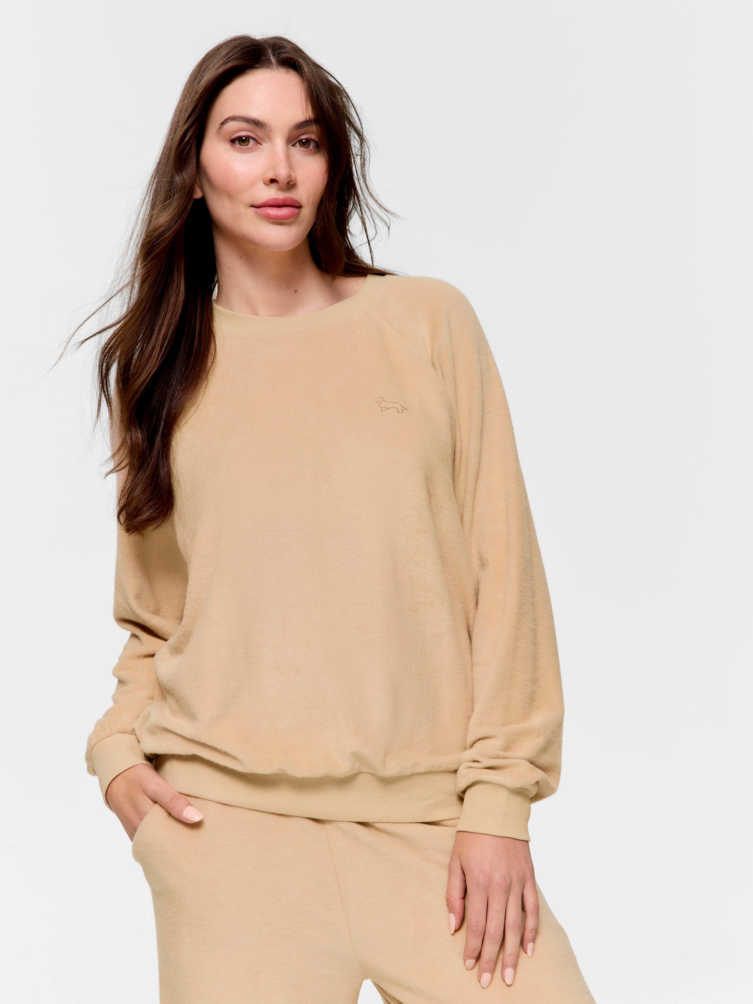 Caramel Knit Sweater Top