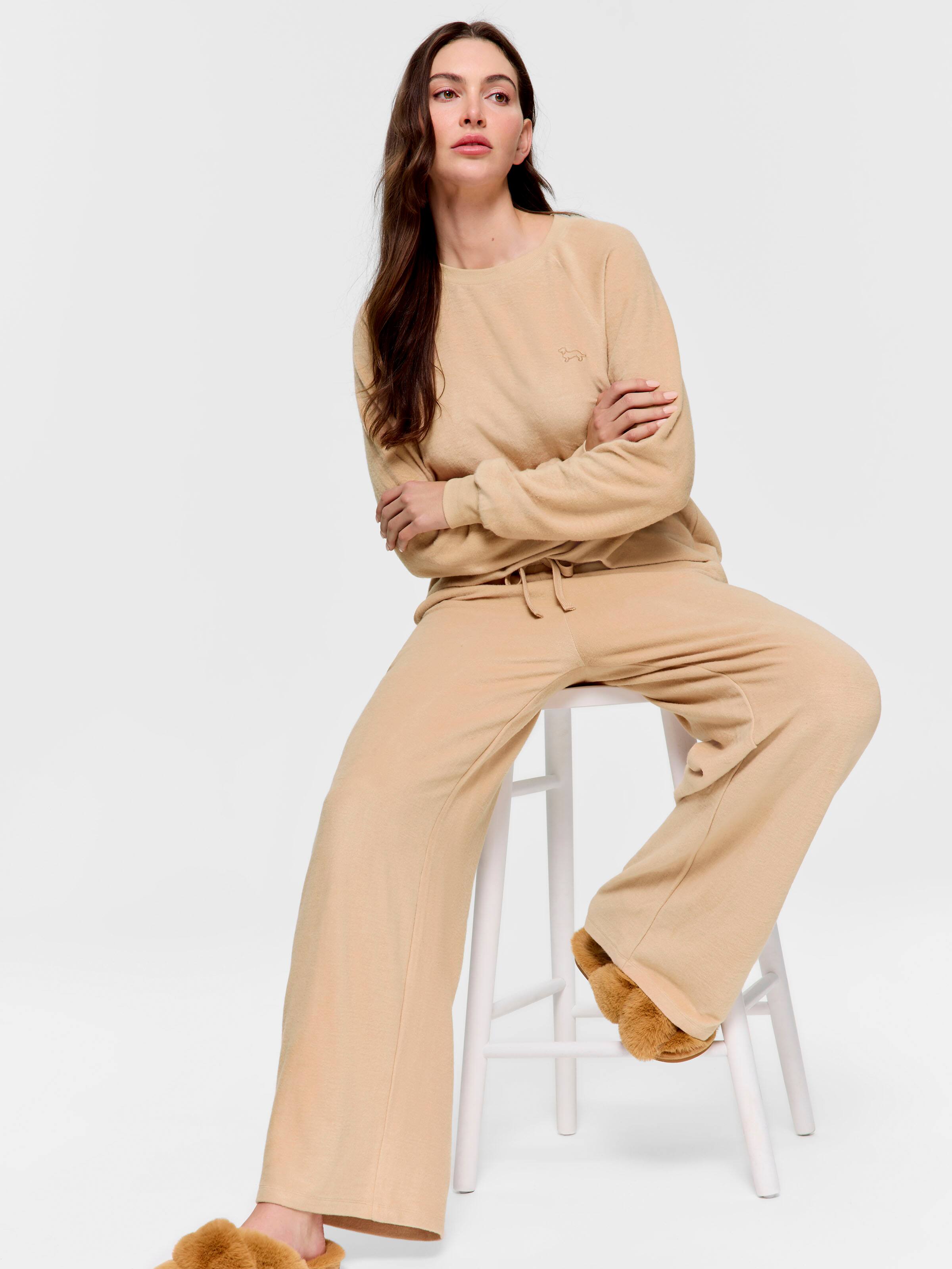 Caramel Knit Pj Bottom