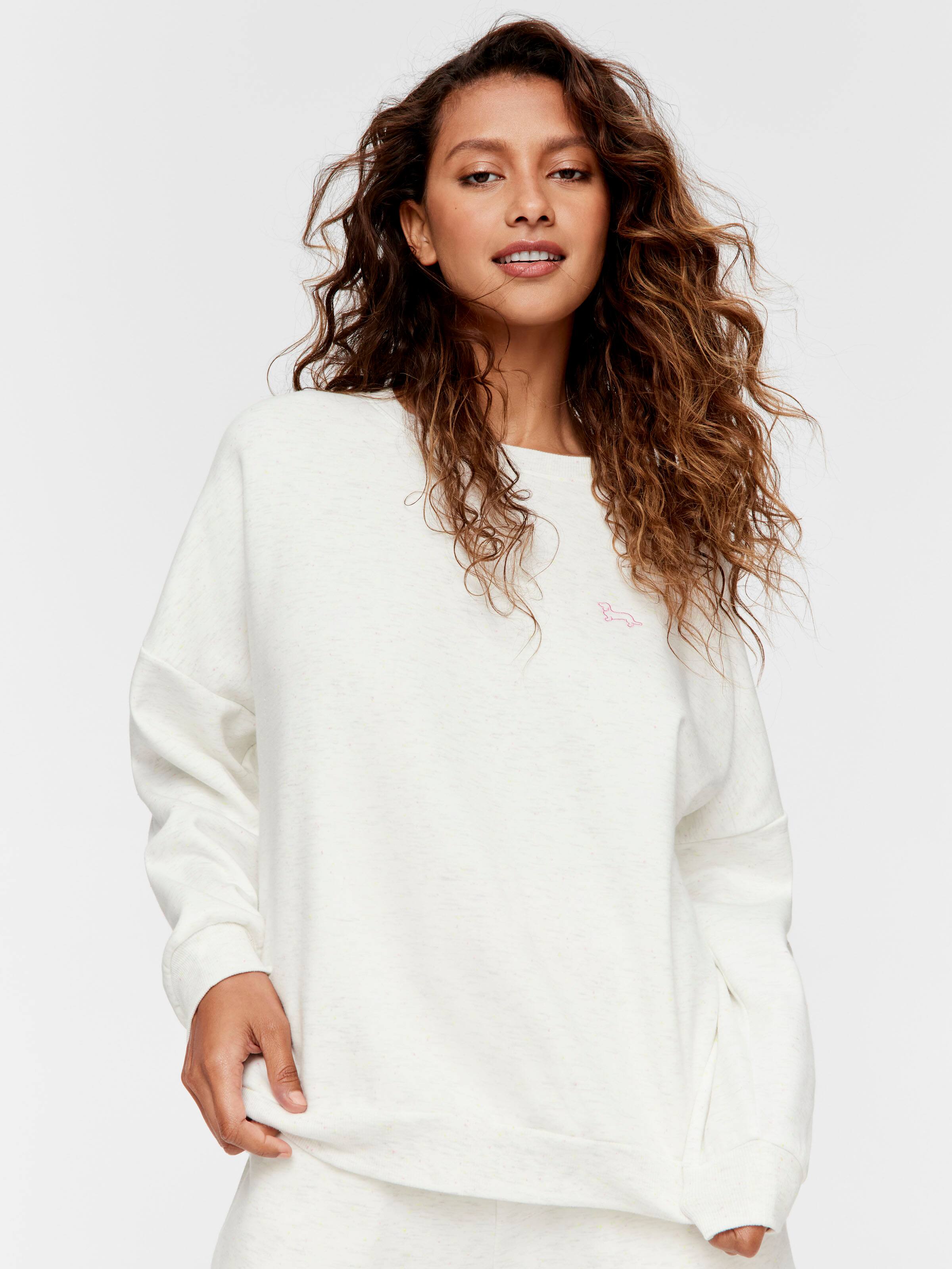 Speckle Fleece Sweater