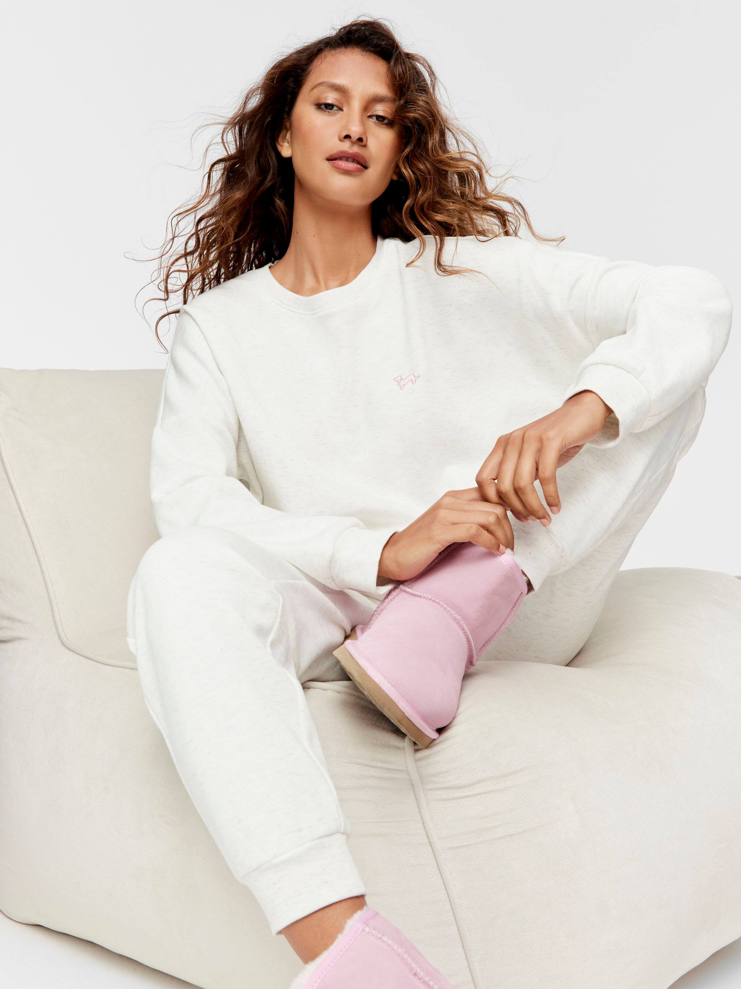 Speckle Fleece Track Pj Bottom