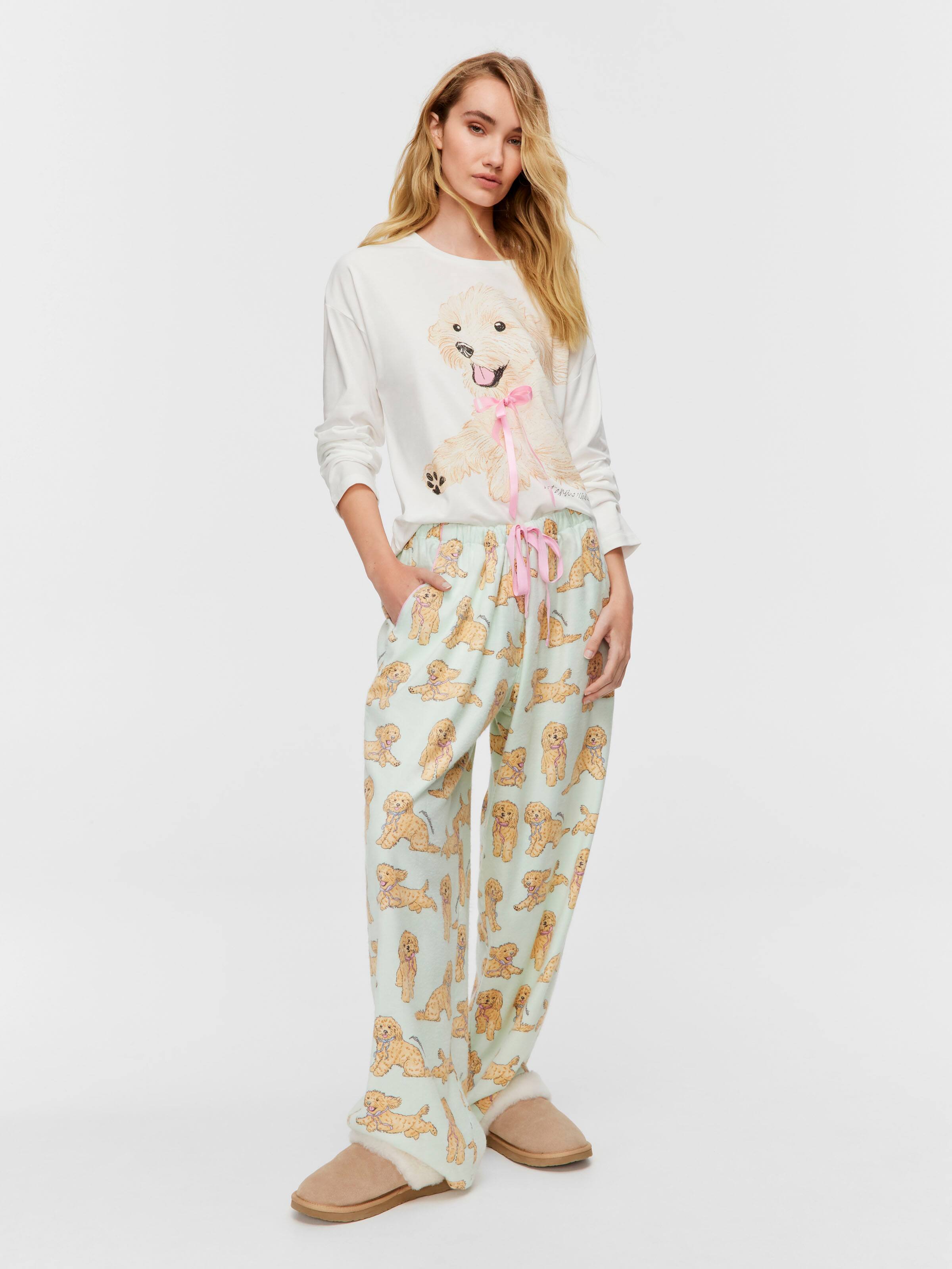 Cavoodle Bamboo Flannelette Pj Bottom
