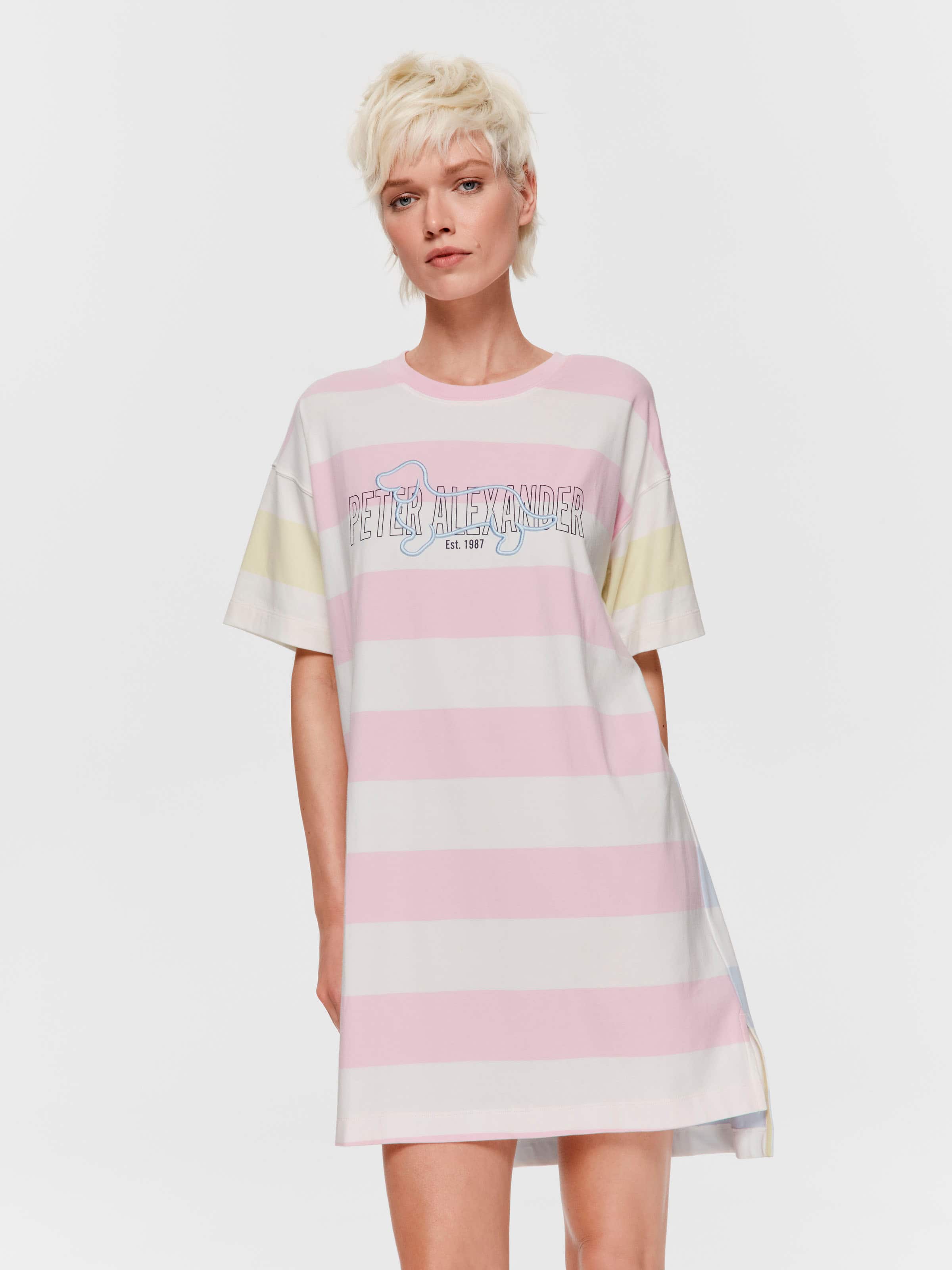 P.A. Logo Stripe Nightdress