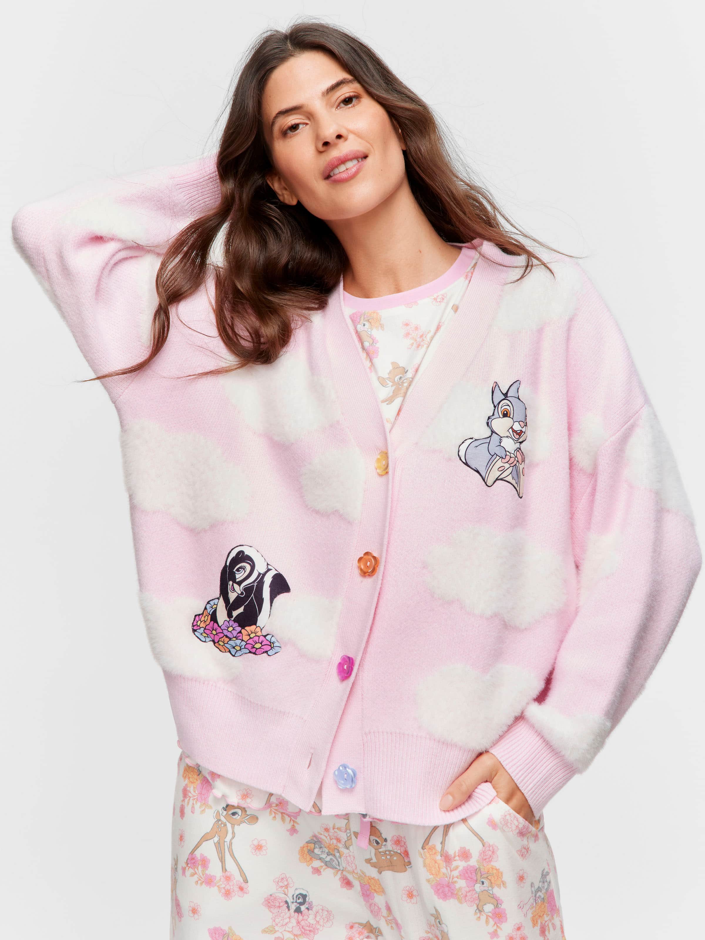 Bambi Fluffy Knit Cardigan