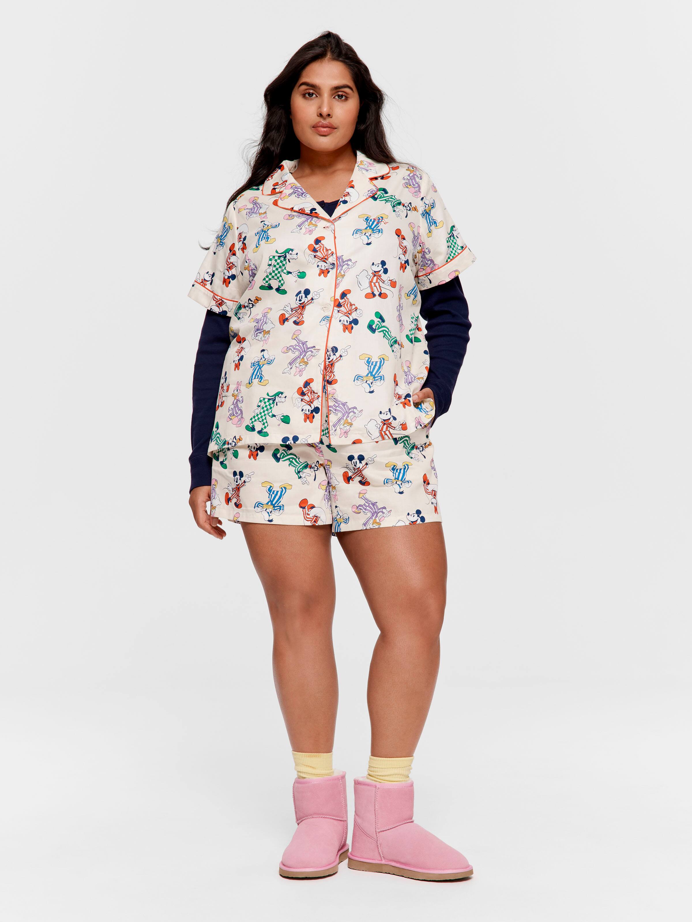 P.A. Plus Mickey Mouse Shortie Pj Set