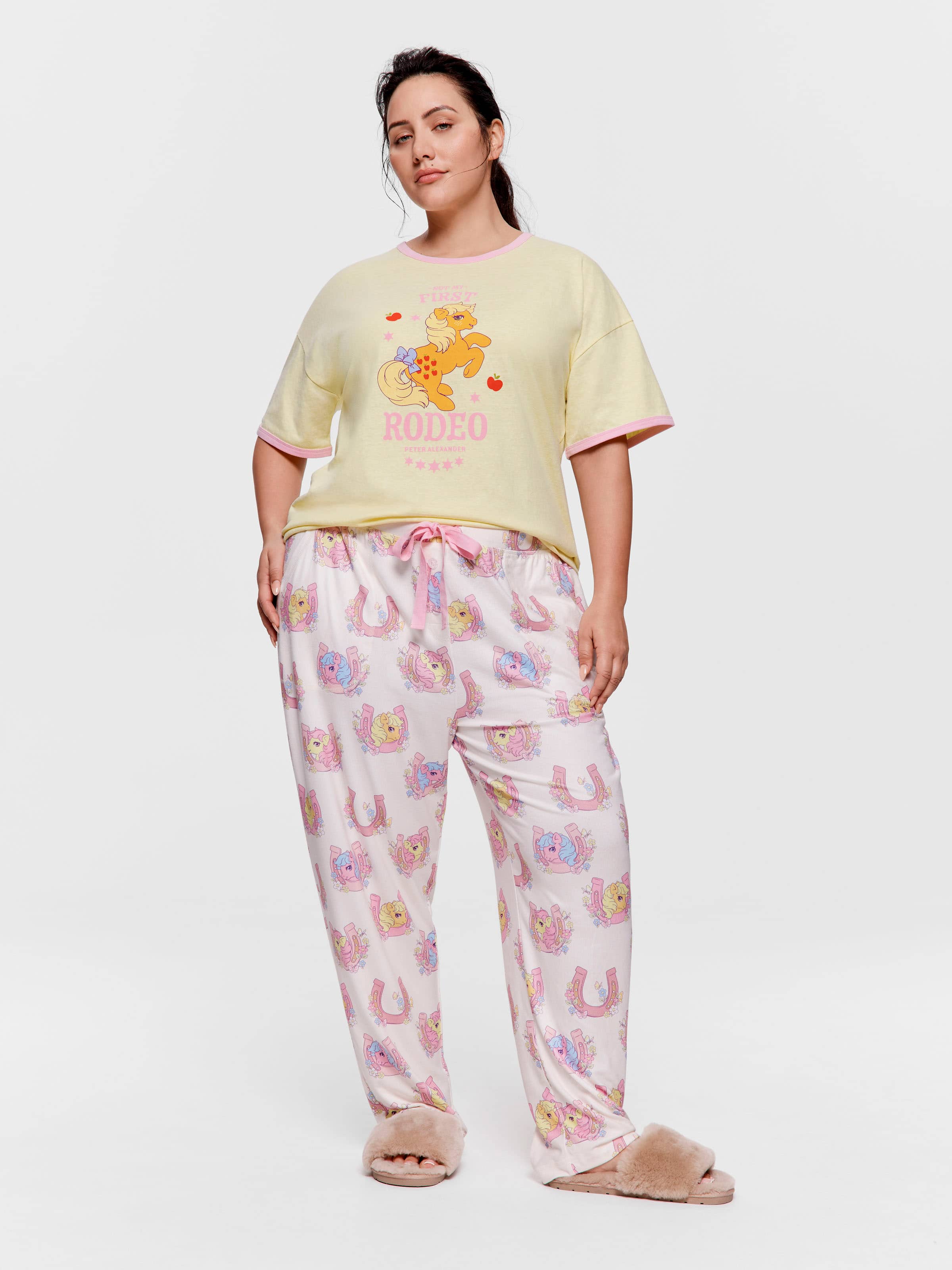 P.A. Plus My Little Pony Rodeo Plush Tapered Pj Bottom
