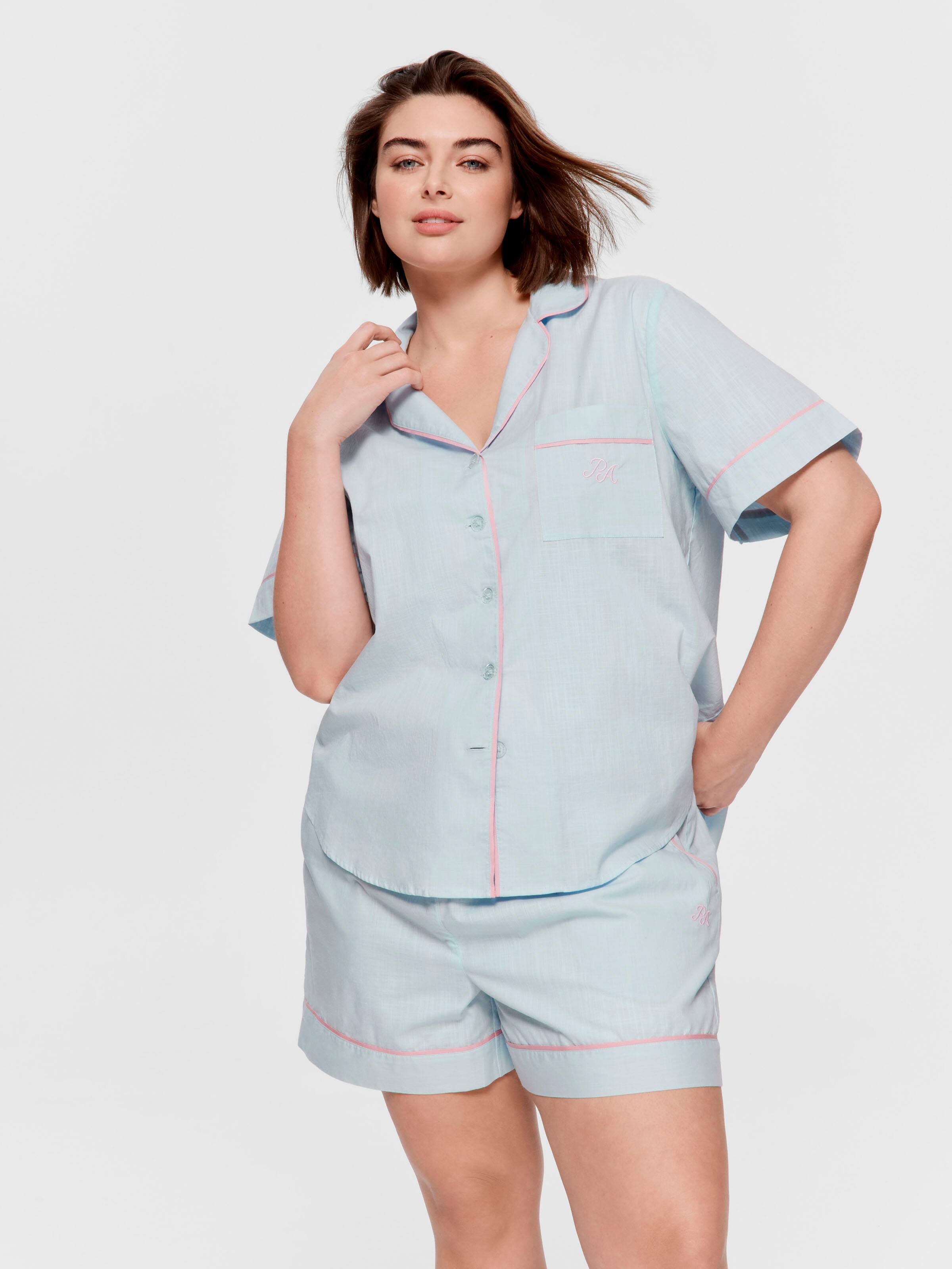 Soft Blue 100% Cotton Shirt