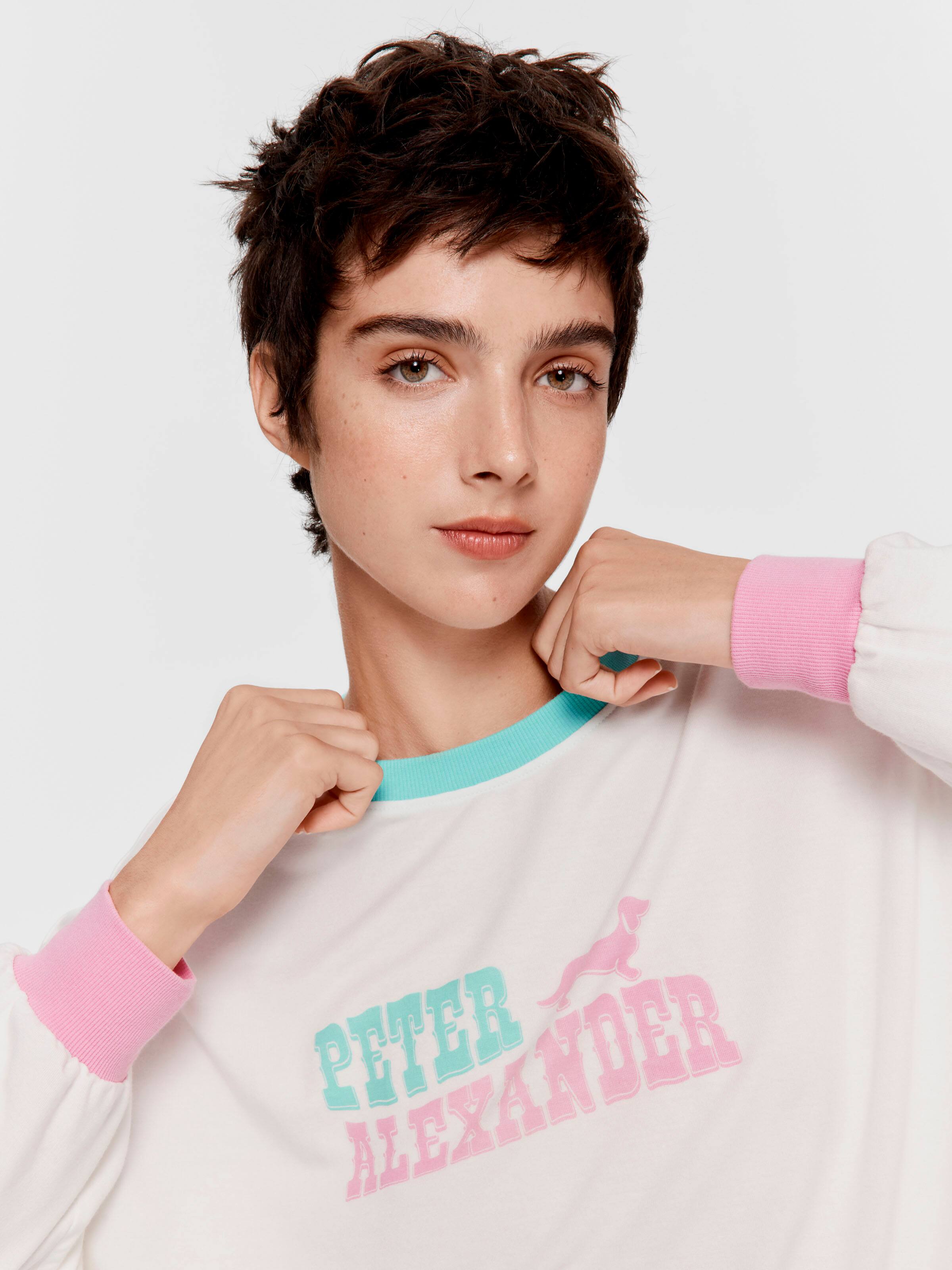 Peter Alexander Western Oversized Long Sleeve Top