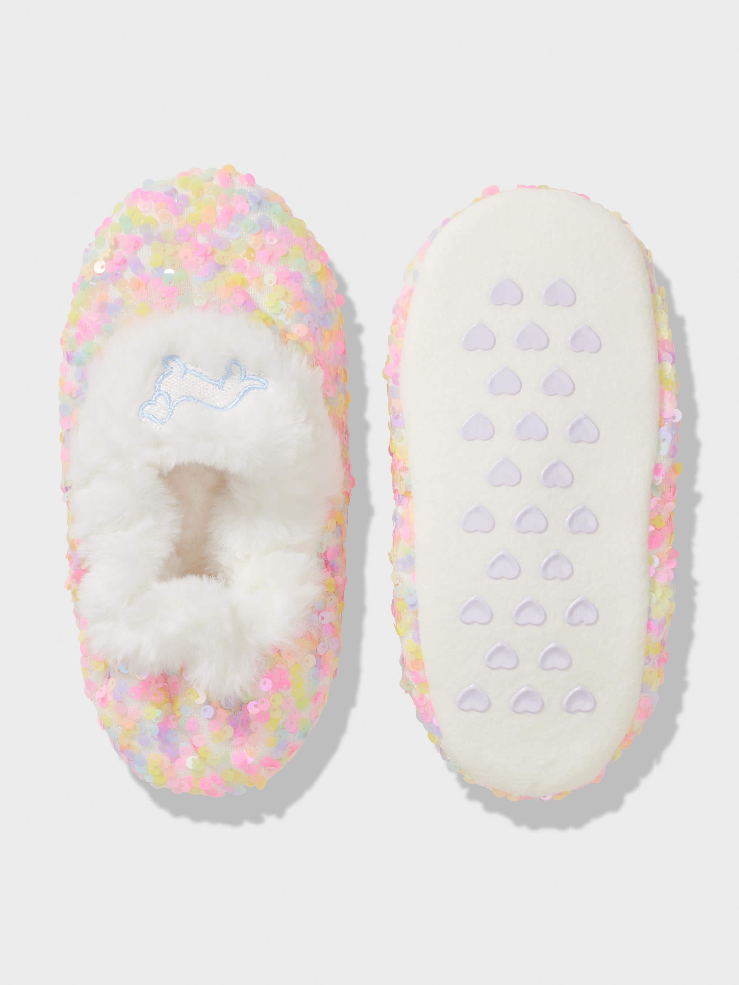 Kids Sequin Snuggle Sock