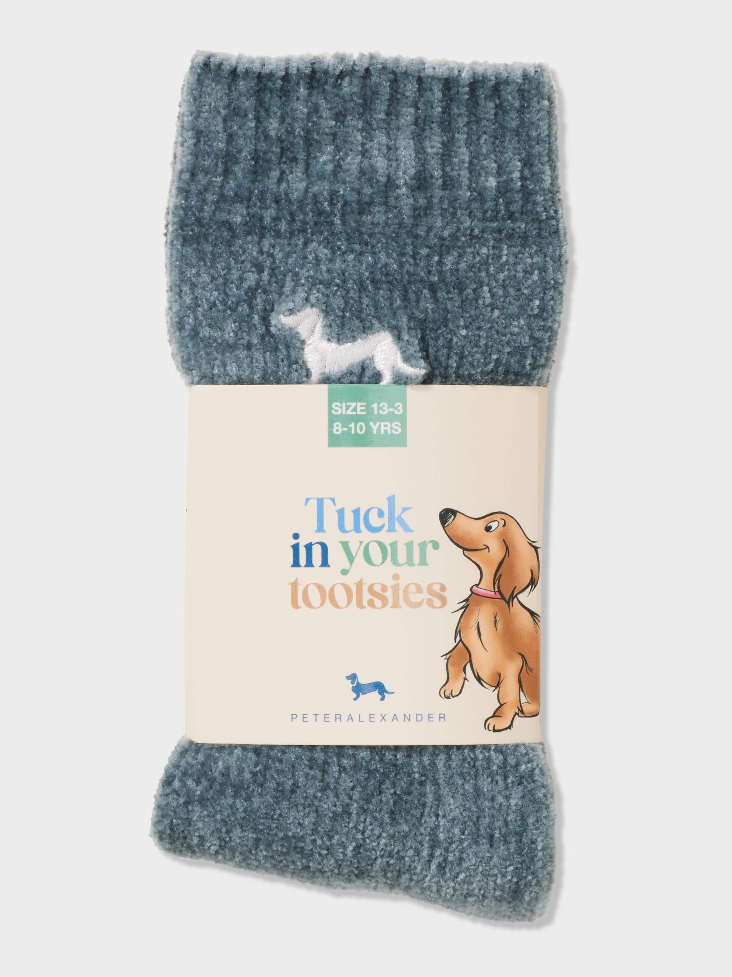 Image for Kids Chenille Bedsock from Peter Alexander