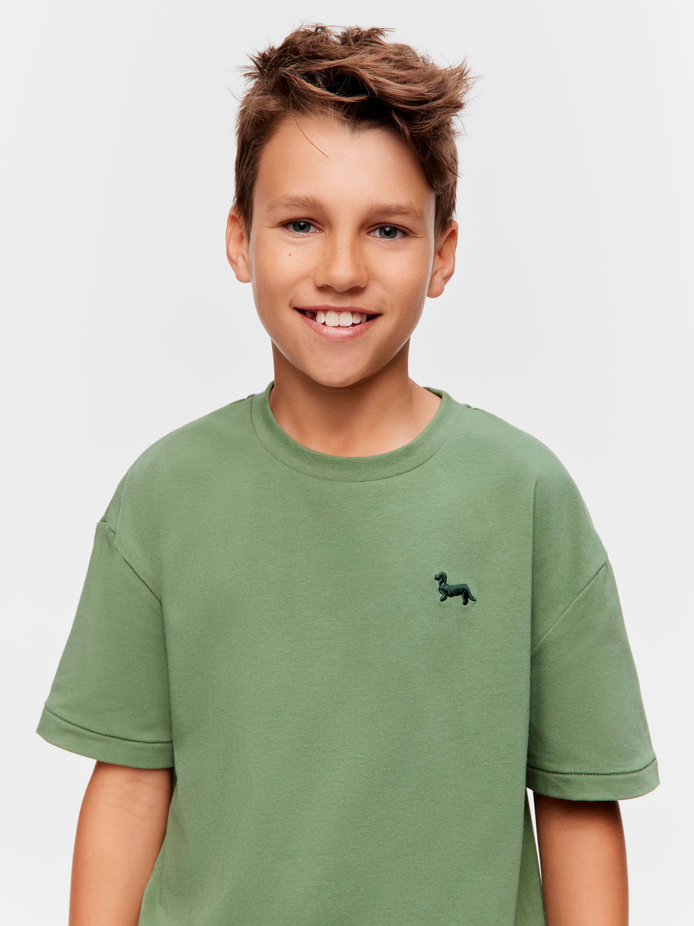 Boys Green Track Short Pj Set