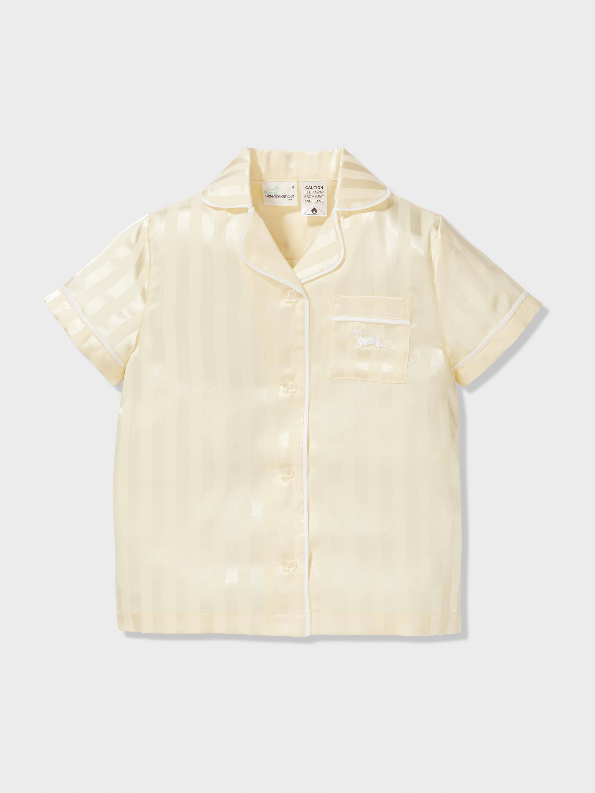 Image for Jnr Girls Butter Satin Short Classic Pj Set from Peter Alexander