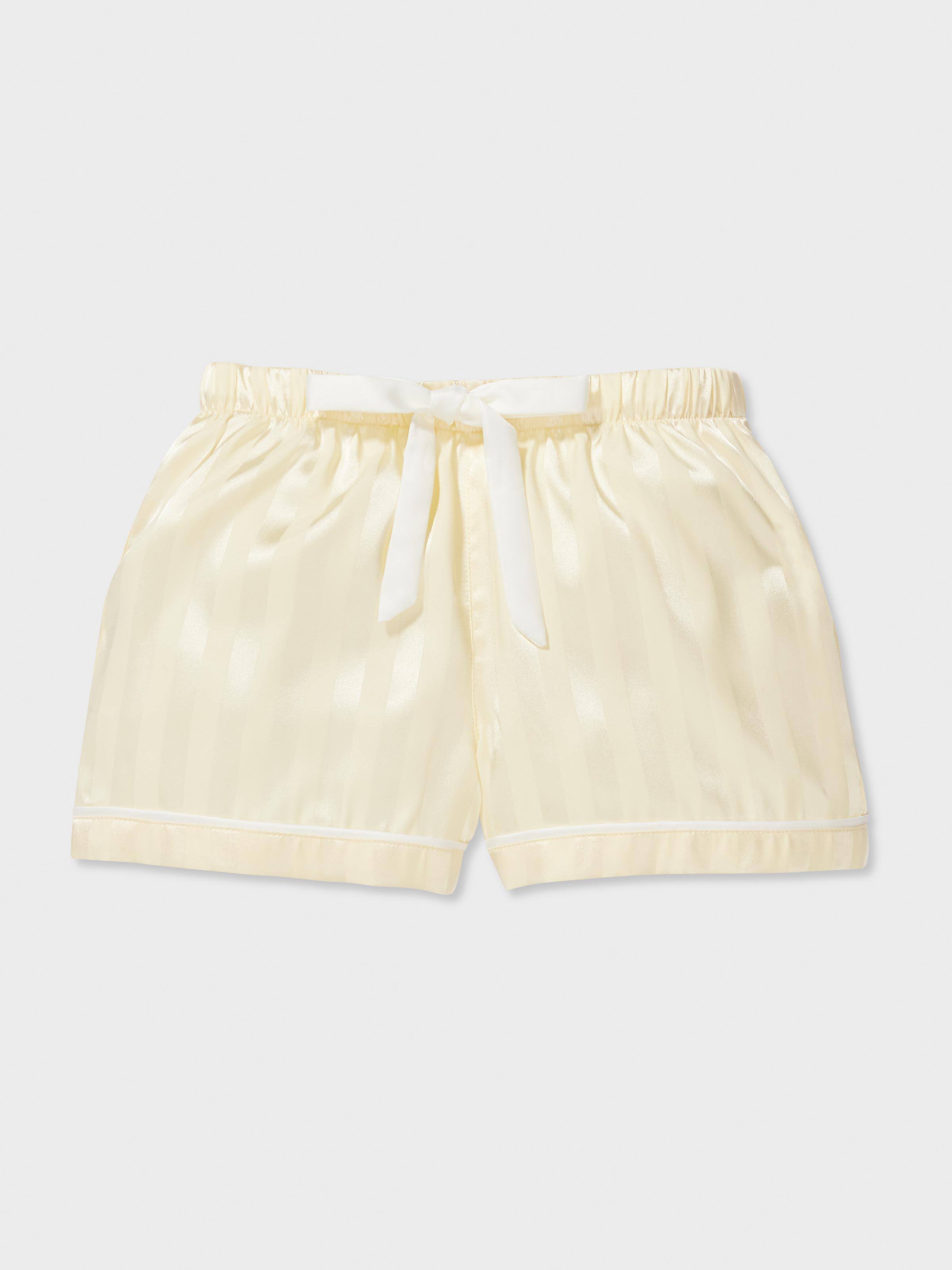 Jnr Girls Butter Satin Short Classic Pj Set