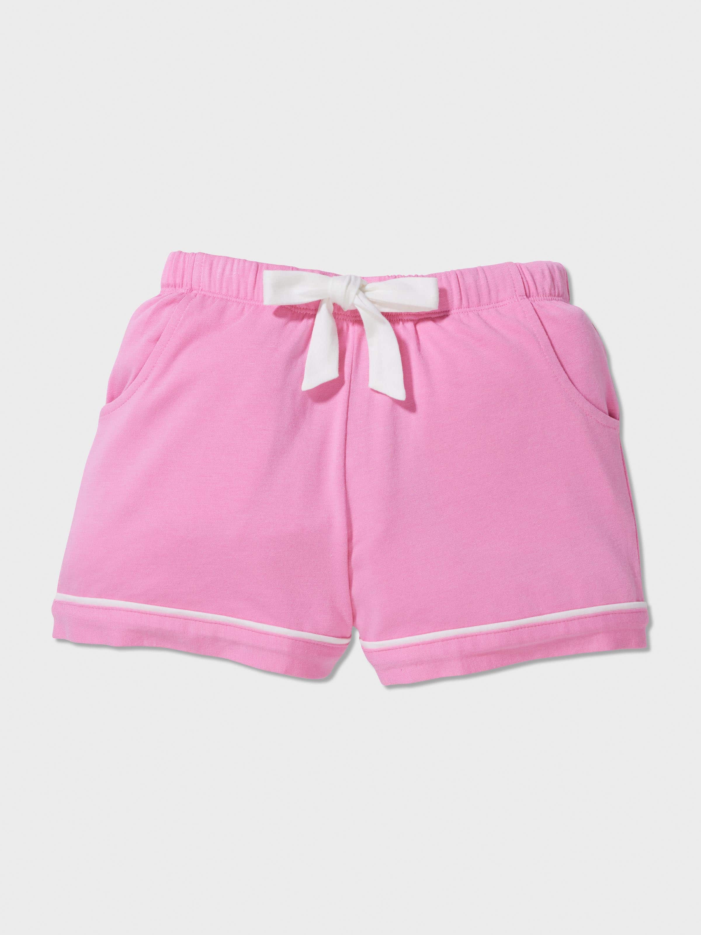 Jnr Girls Pink Bamboo Classic Pj Set