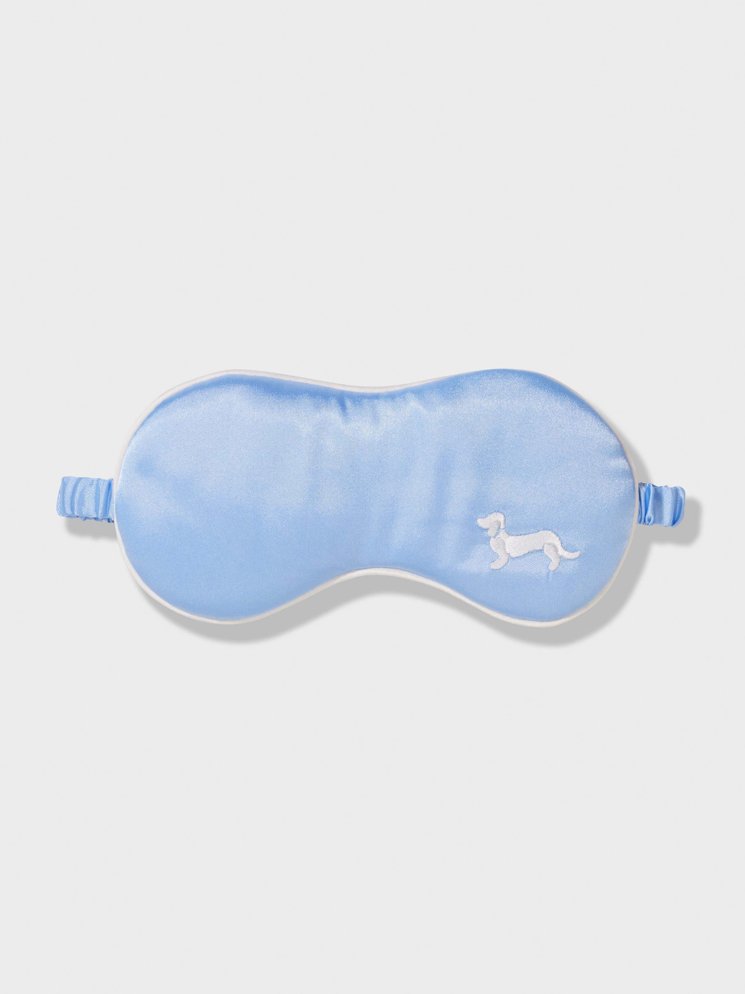 Kids Cornflower Satin Eye Mask
