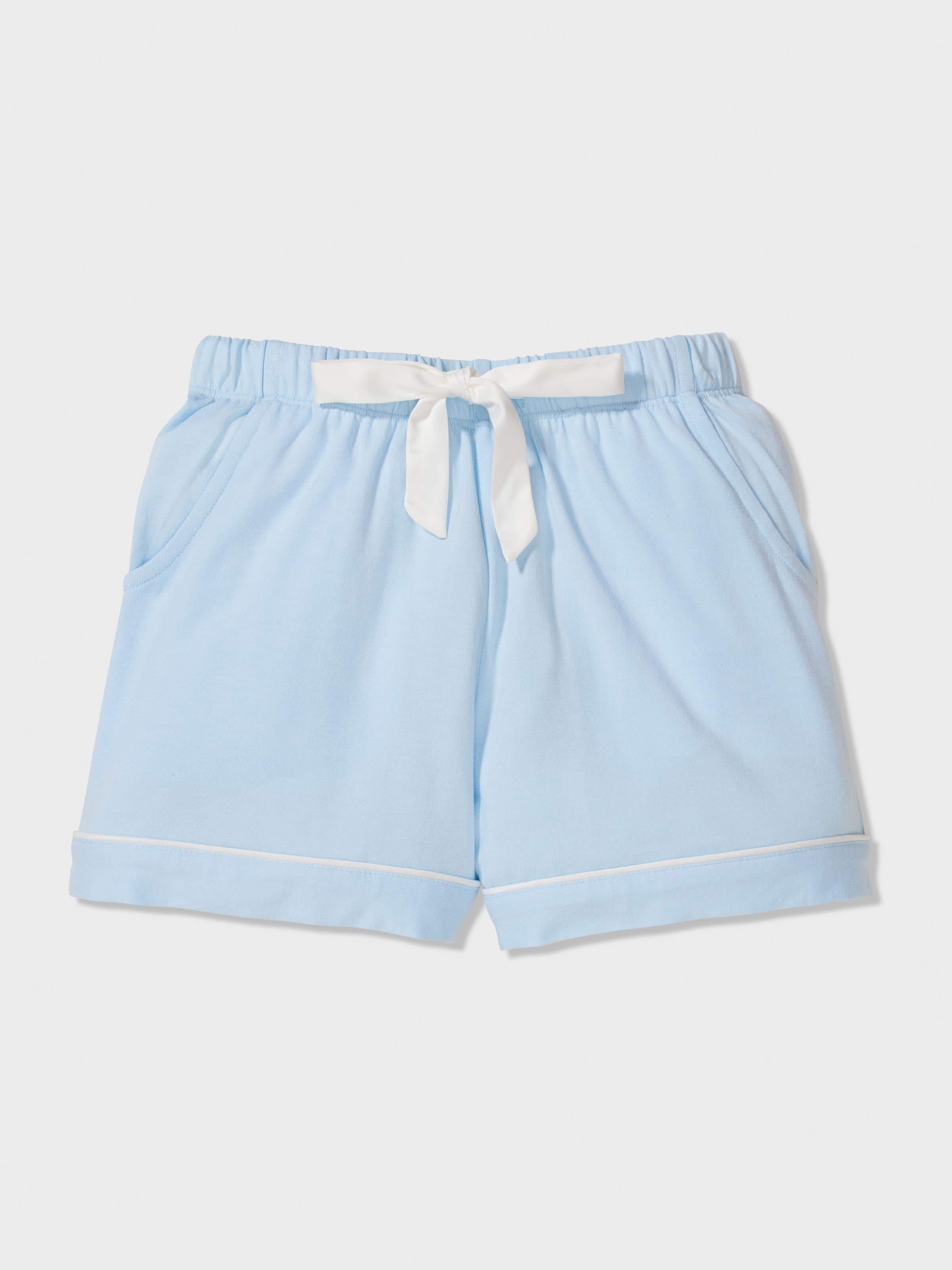 Jnr Girls Blue Bamboo Pj Set