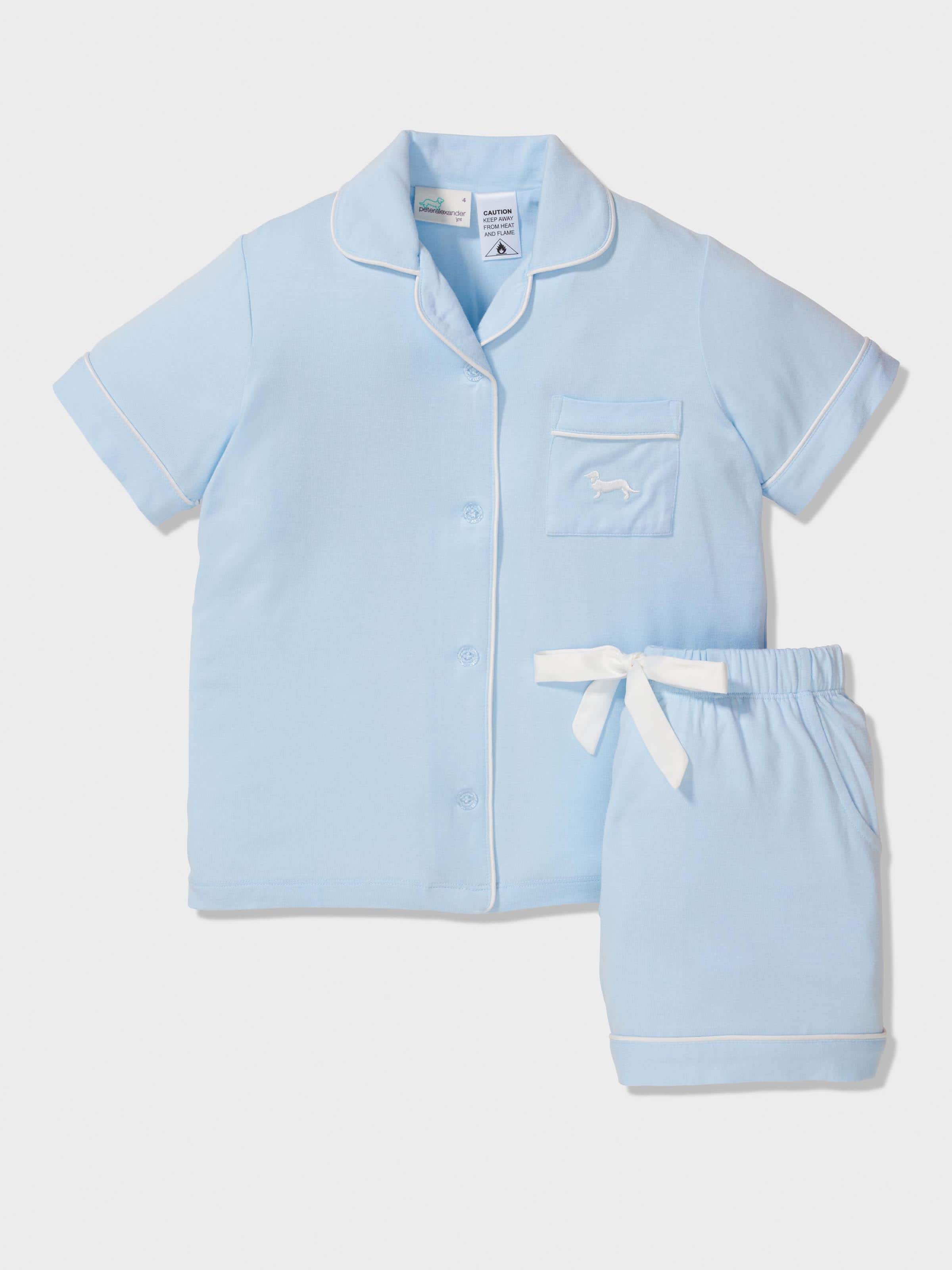 Image for Girls Blue Bamboo Classic Pj Set from Peter Alexander