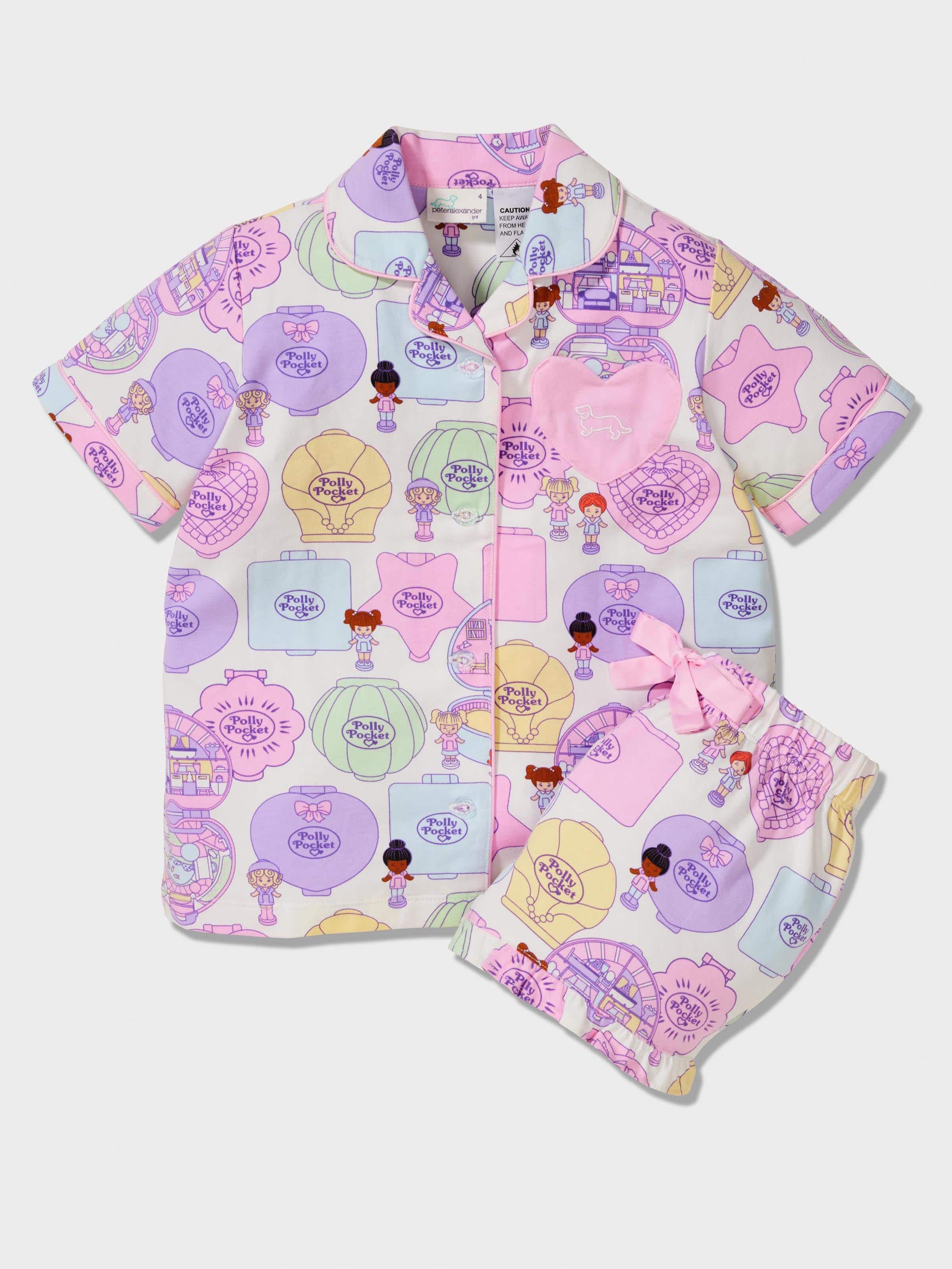 Girls Polly Pocket Pj Set