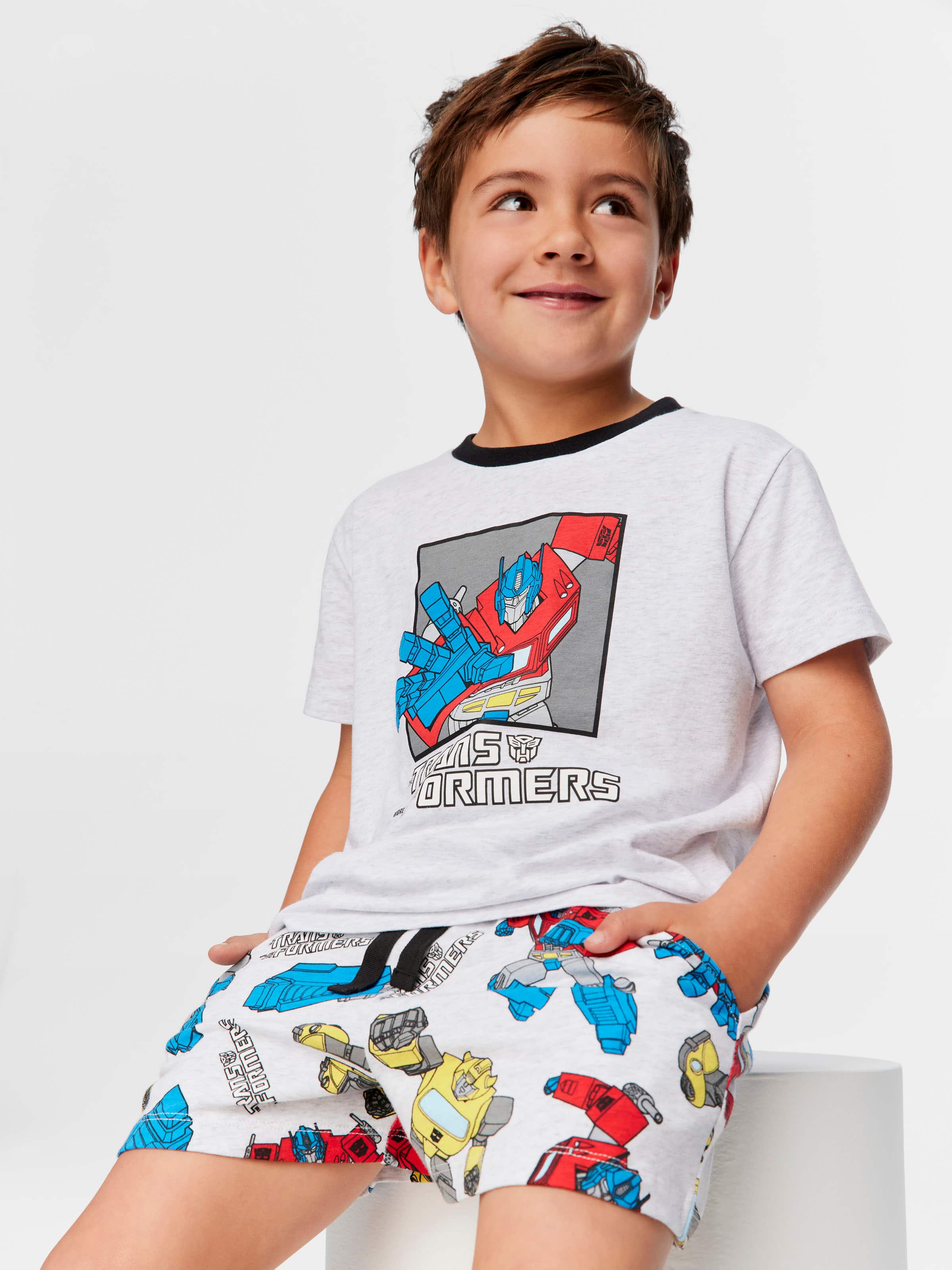 Image for Jnr Boys Transformers Pj Set from Peter Alexander