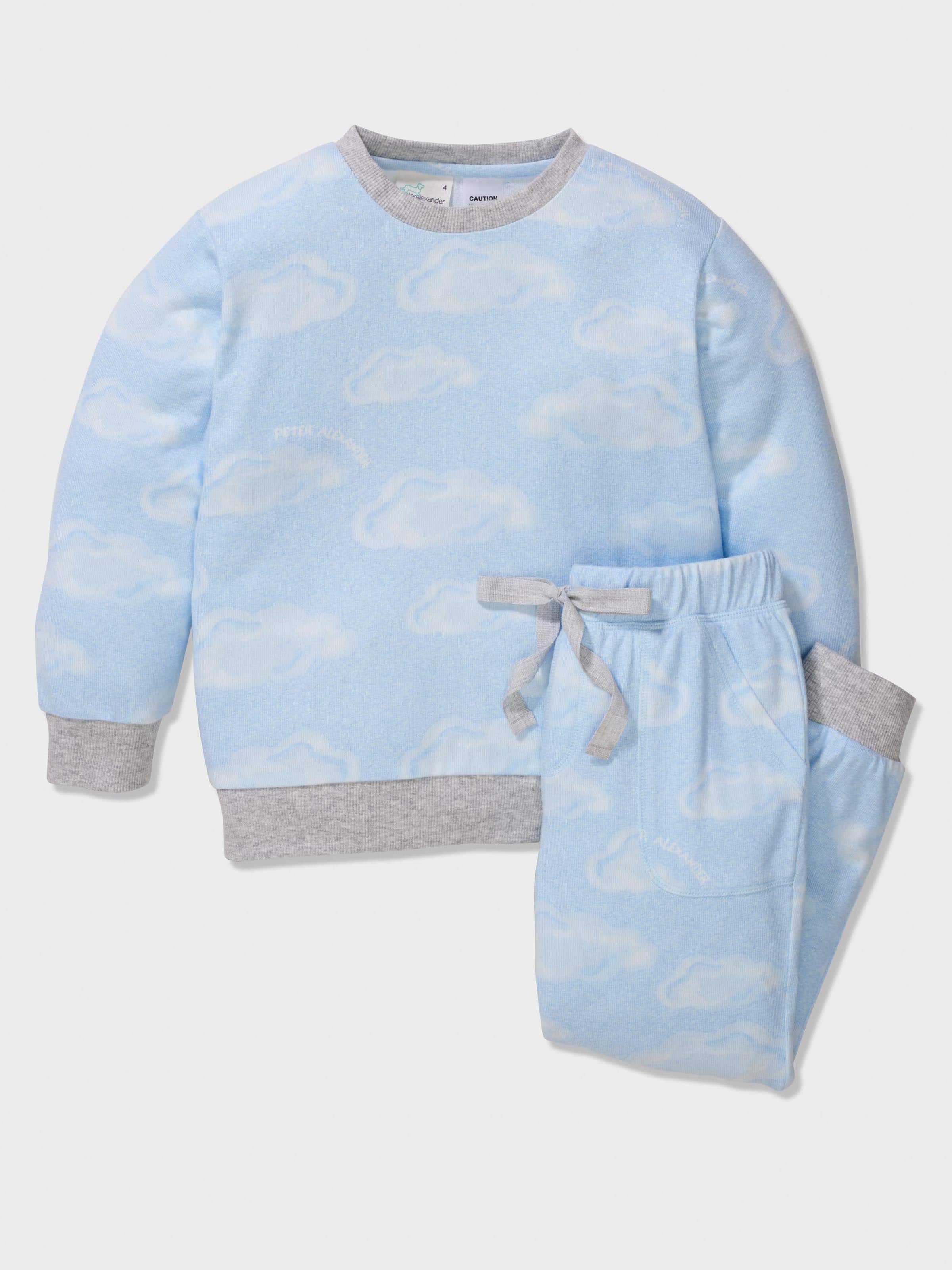 Kids Fuzzy Cloud Pj Set