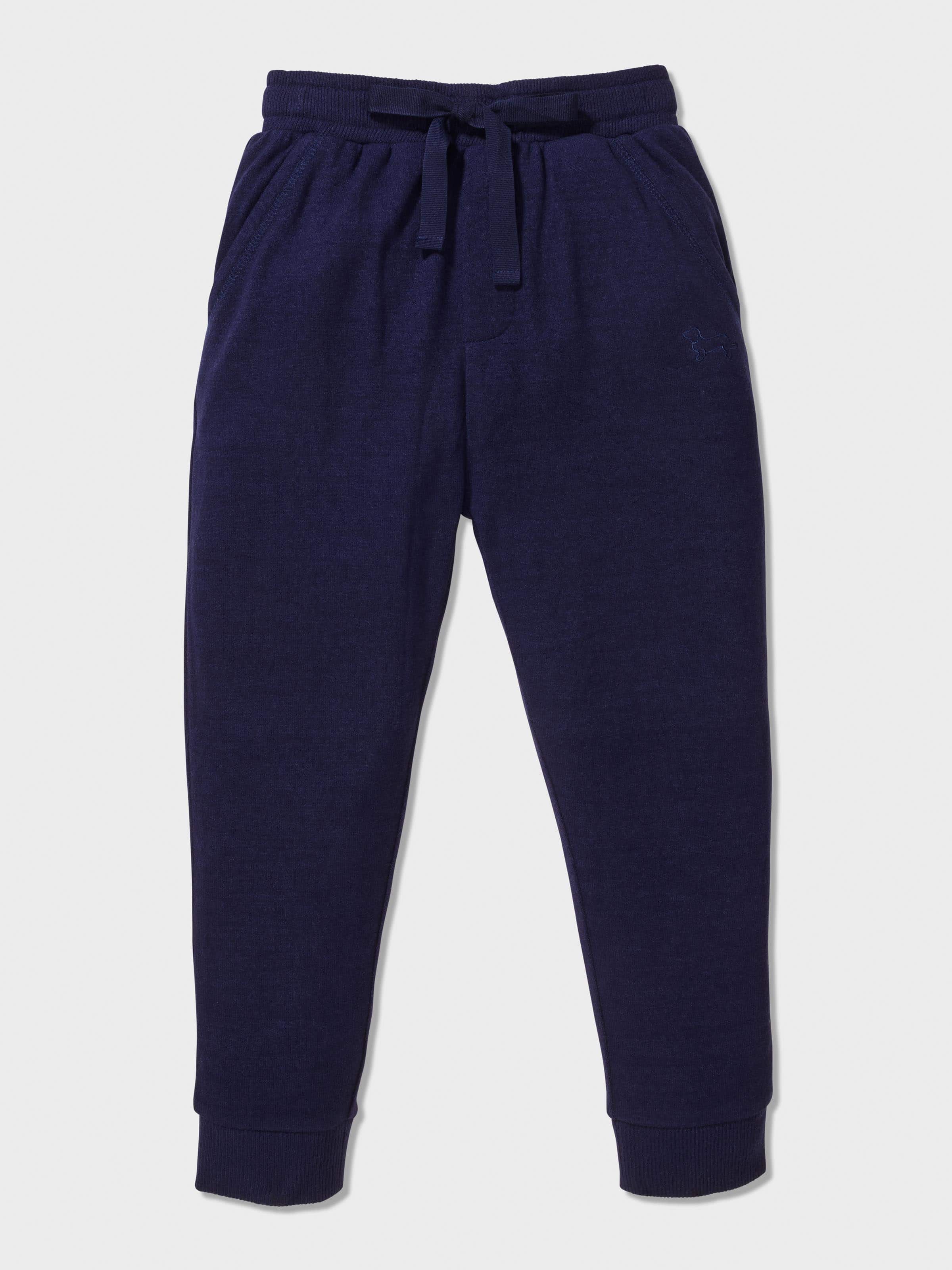 Boys Fuzzy Navy Pj Set