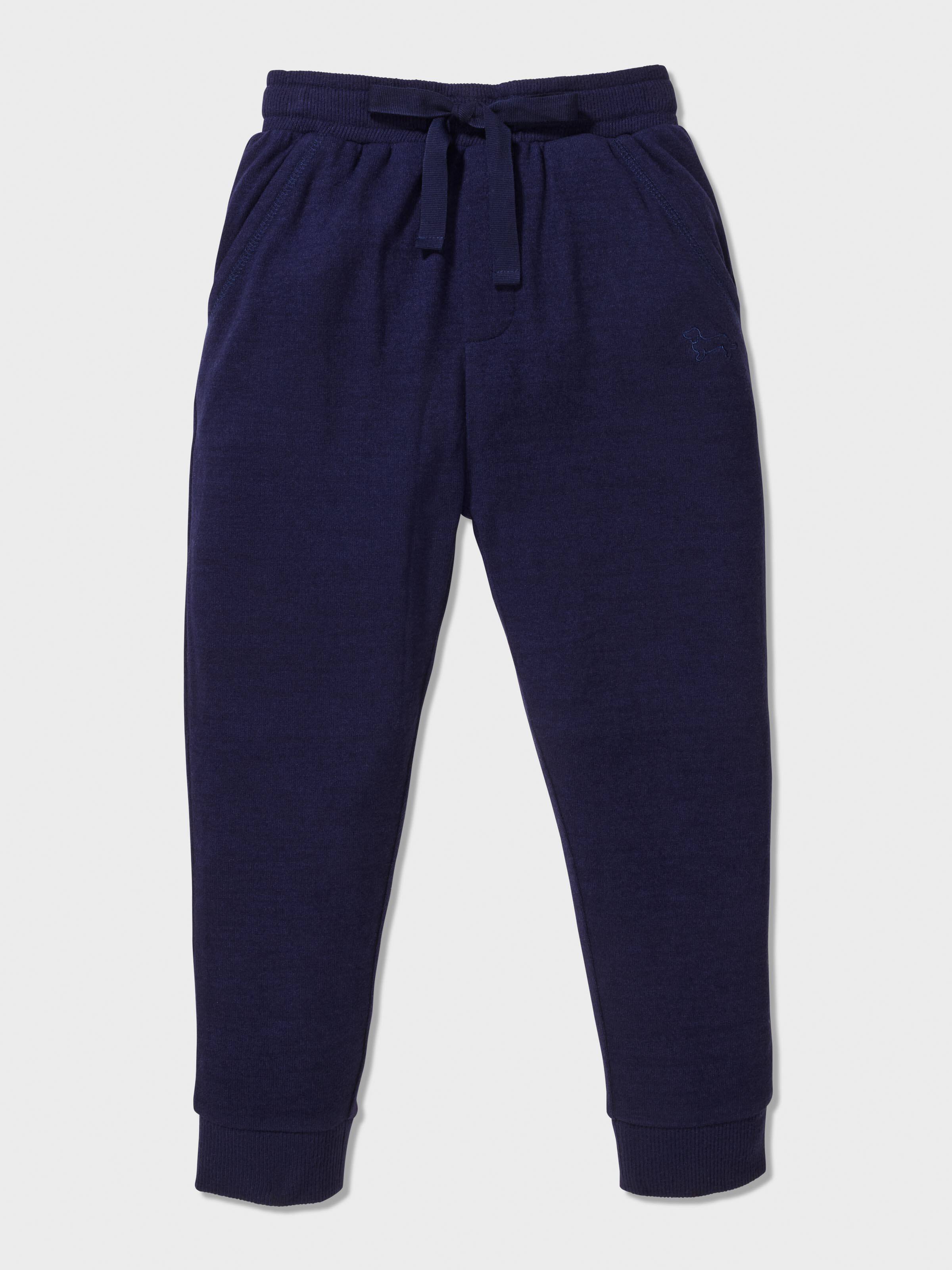 Kids Fuzzy Navy Pj Set