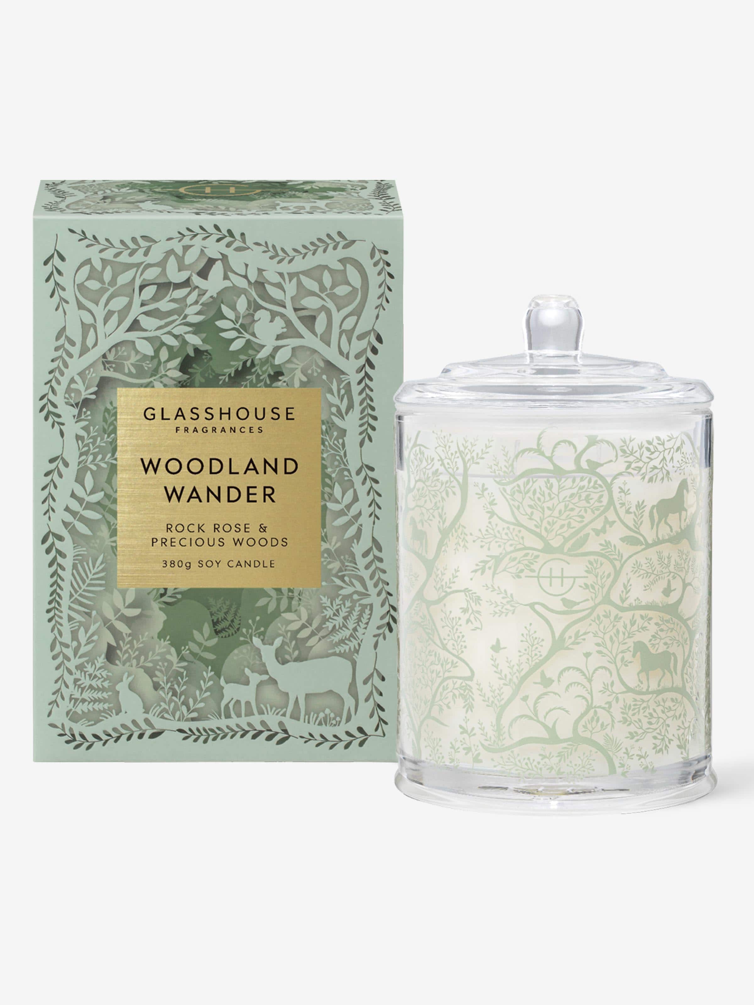 Glasshouse Fragrances Limited Edition Woodlands Wander 380G Candle