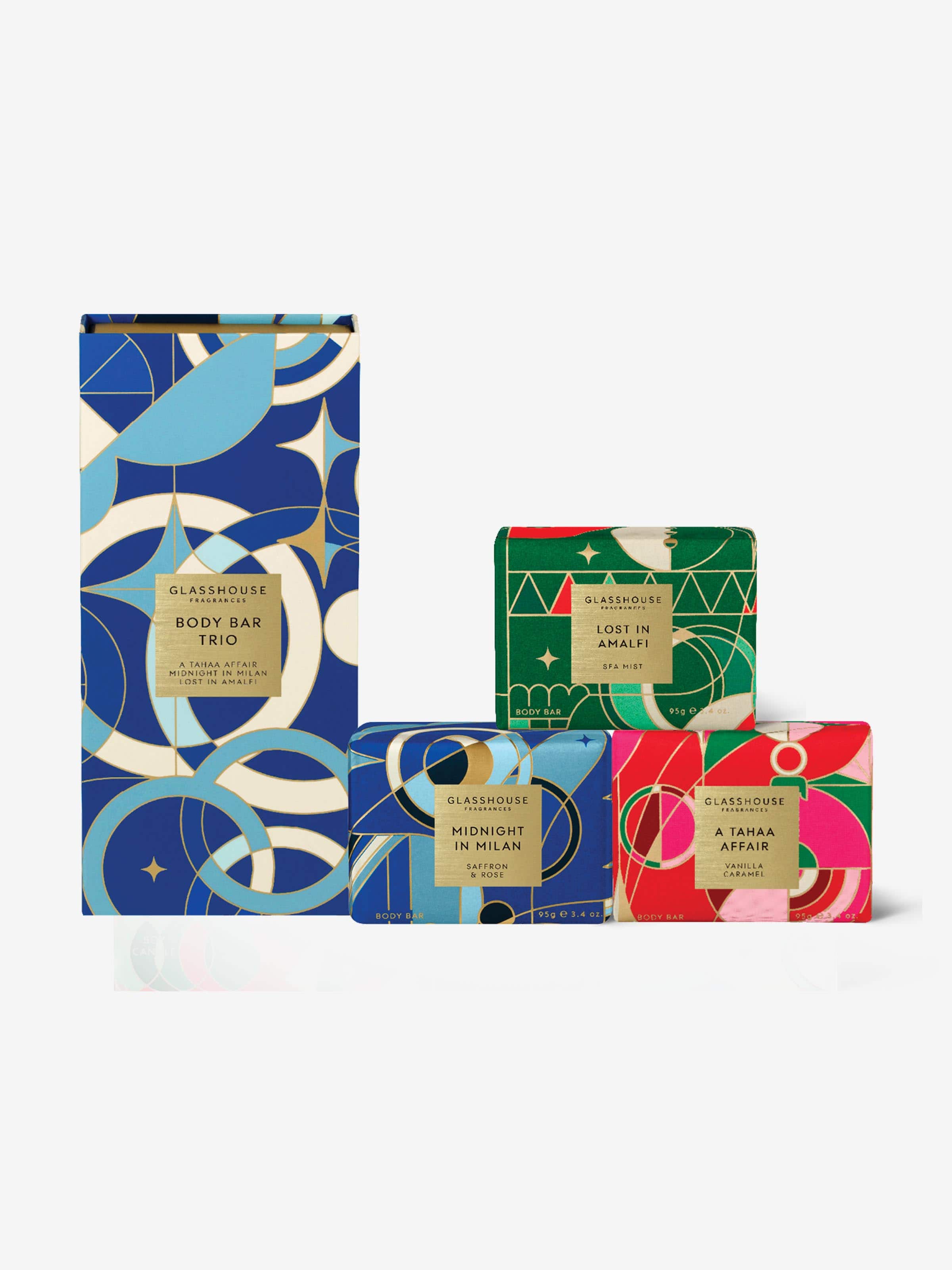 Glasshouse Fragrances Limited Edition Soap Trio