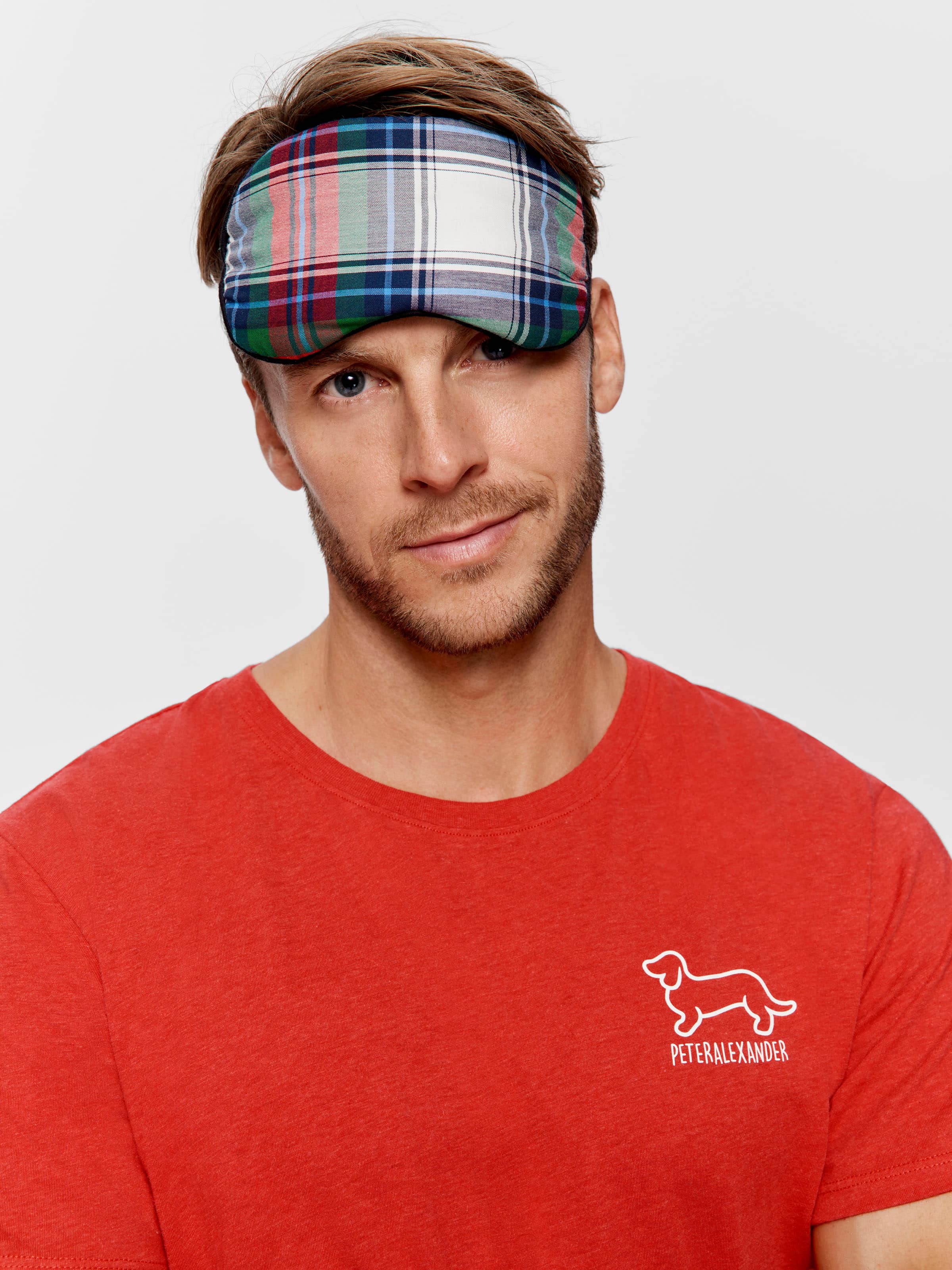 Tartan Eye Mask